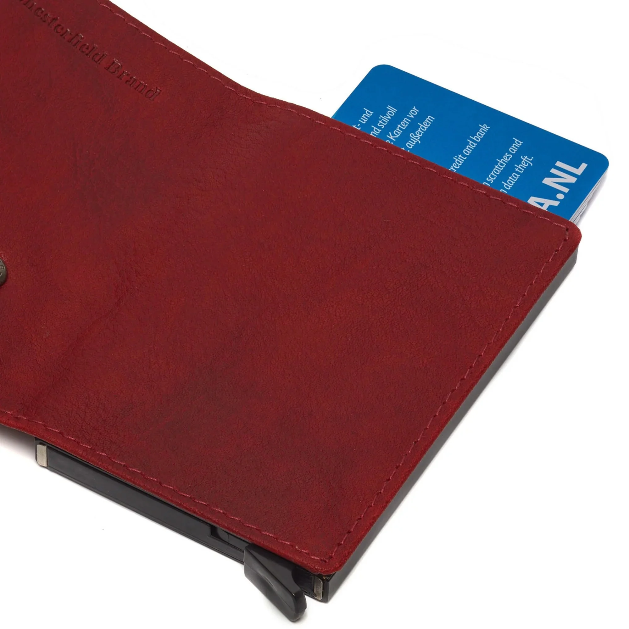 The Chesterfield Brand Portland - Kreditkartenetui 6cc 10 cm RFID (red) - Image 5