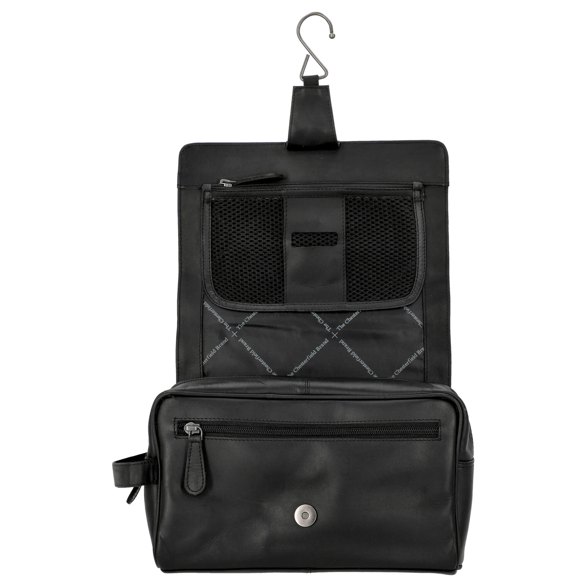 The Chesterfield Brand Rosario - Kulturbeutel zum Aufhängen 25 cm (black) - Image 6