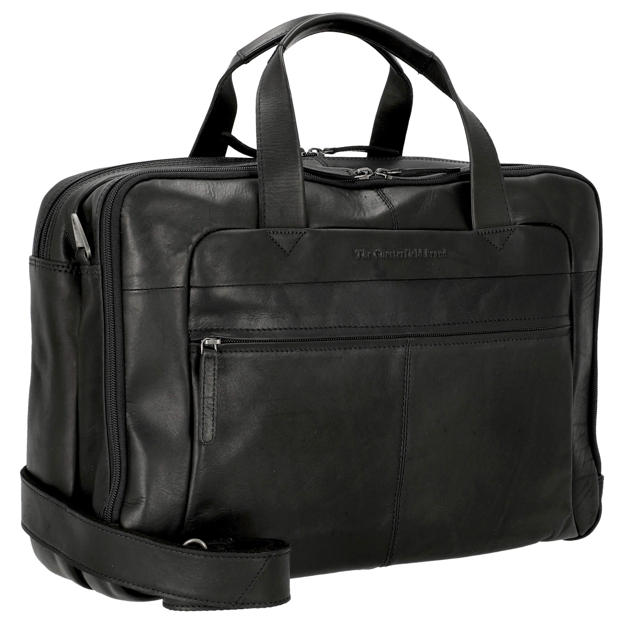 The Chesterfield Brand Ryan - Aktentasche 17" L Leder 42 cm (black) - Image 5