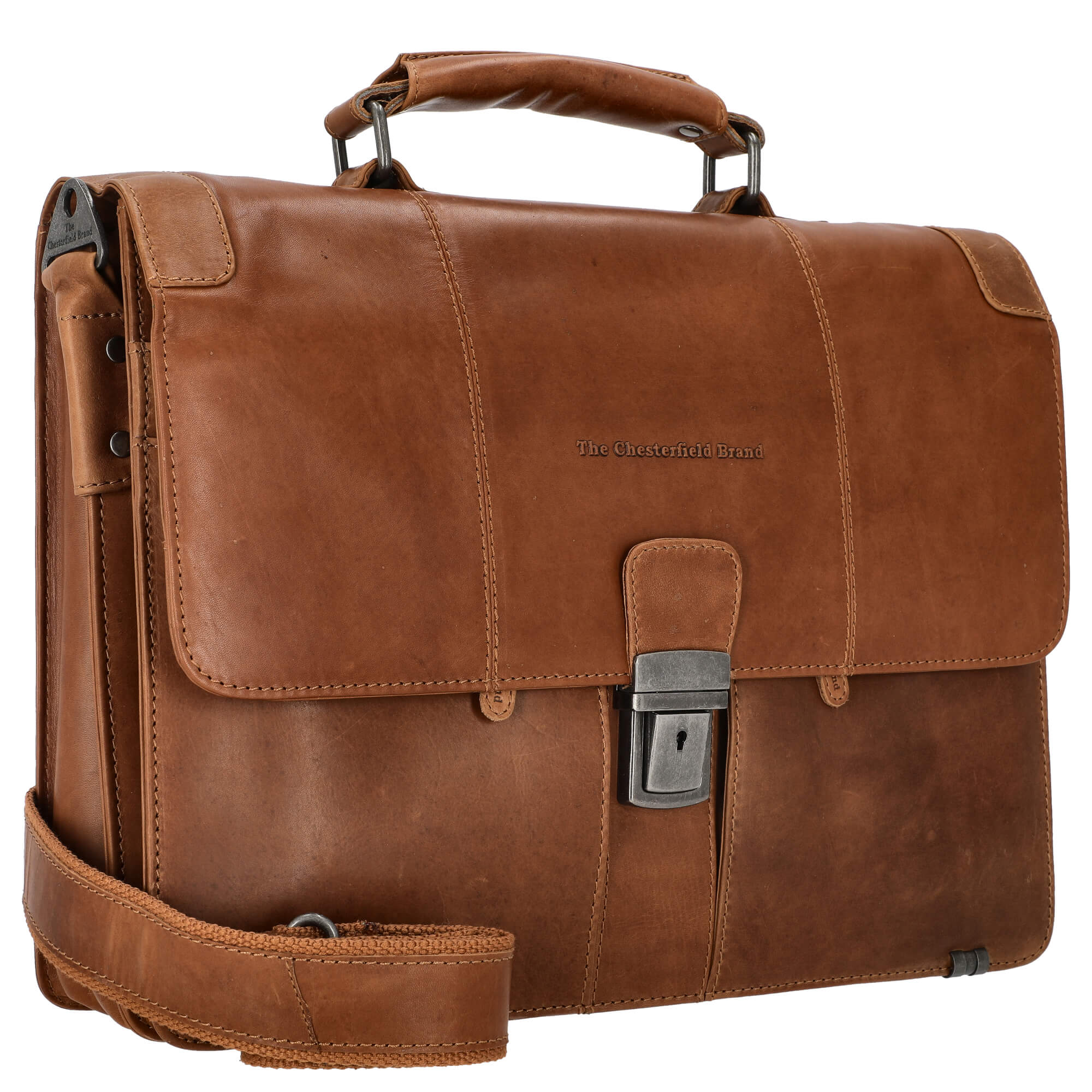 The Chesterfield Brand Stuttgart - Aktentasche 14" 38 cm (cognac) - Image 5