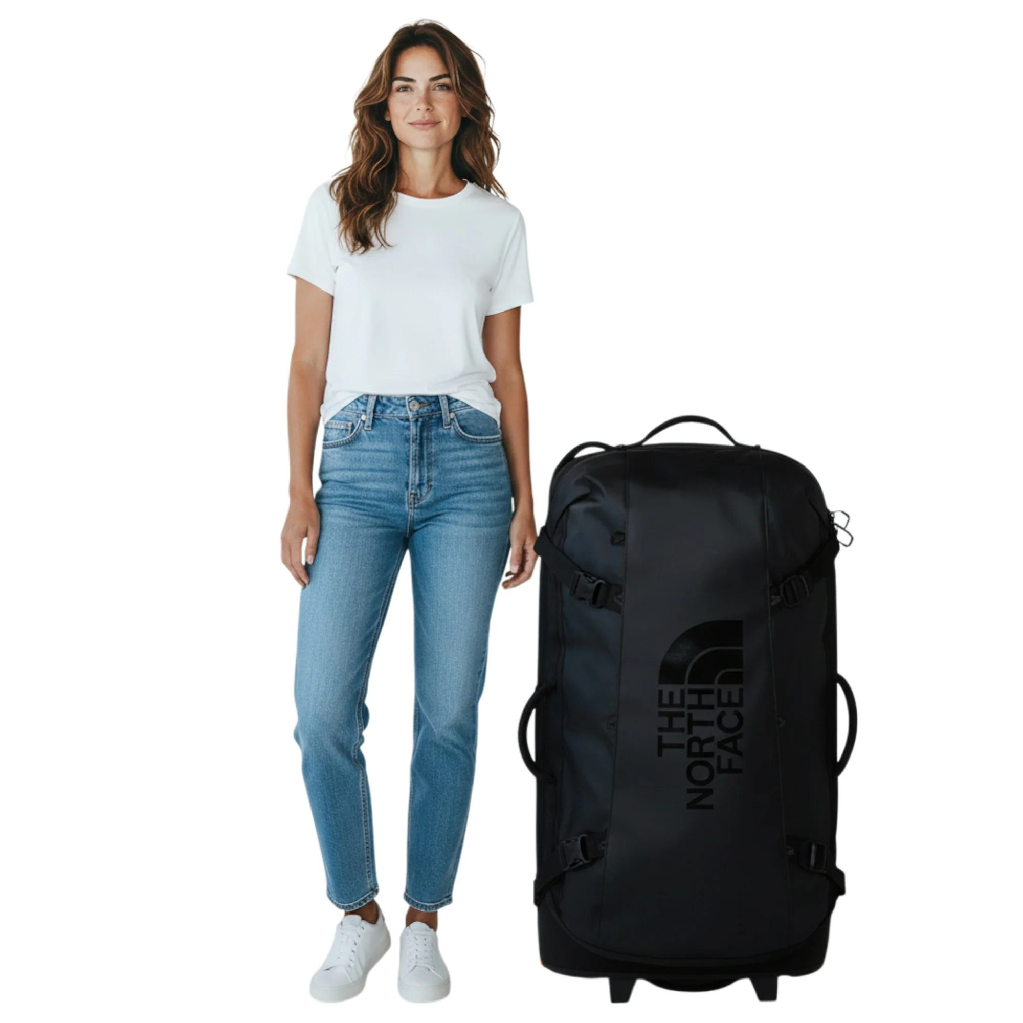 The North Base Camp Face Rolling Thunder 36 - Rollenreisetasche 92 cm (tnf black-tnf white-NPF) - Image 6