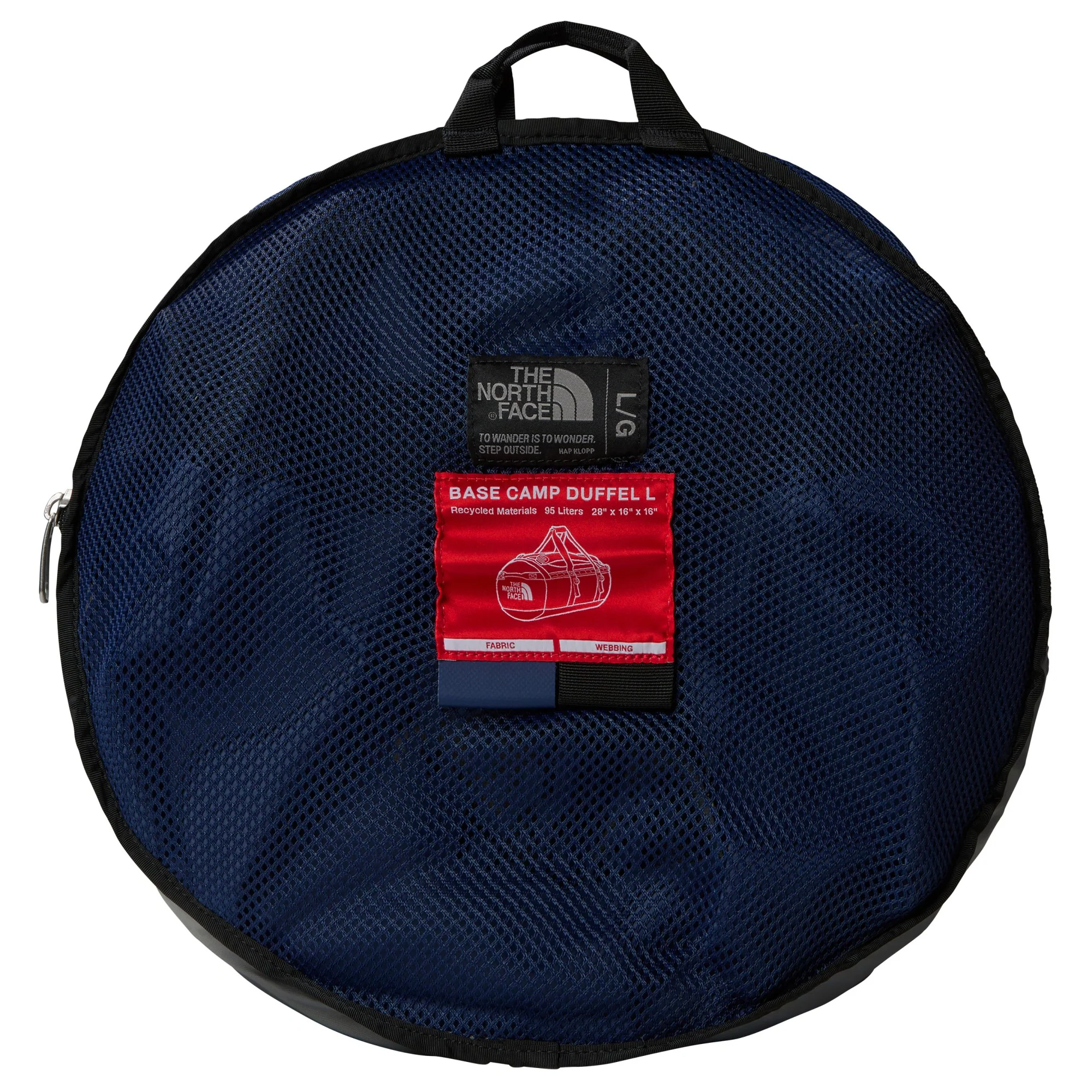 The North Face Base Camp Duffel L 95 - Reisetasche/Rucksack 70 cm (summit navy-tnf black) - Image 5