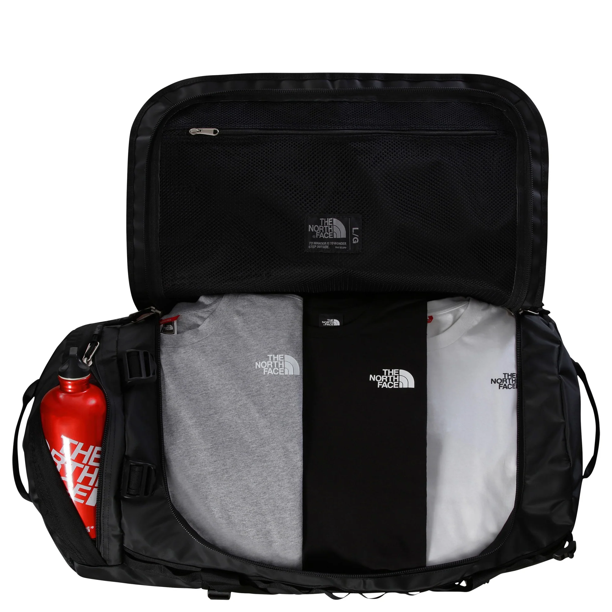 The North Face Base Camp Duffel L 95 - Reisetasche 70 cm (tnf black-tnf white) - Image 3