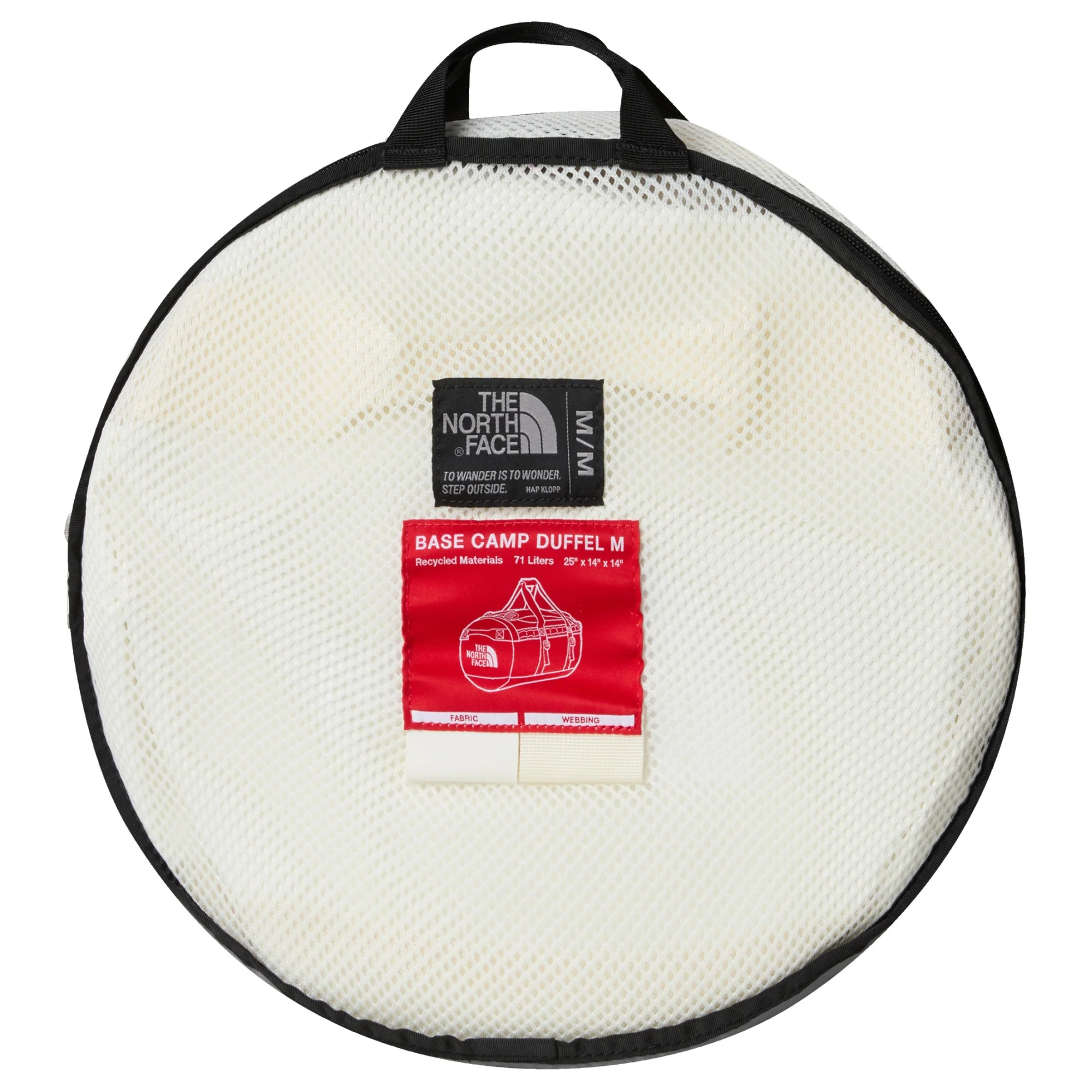 The North Face Base Camp Duffel M 71 - Reisetasche/Rucksack 64 cm (white dune/tnf white) - Image 5