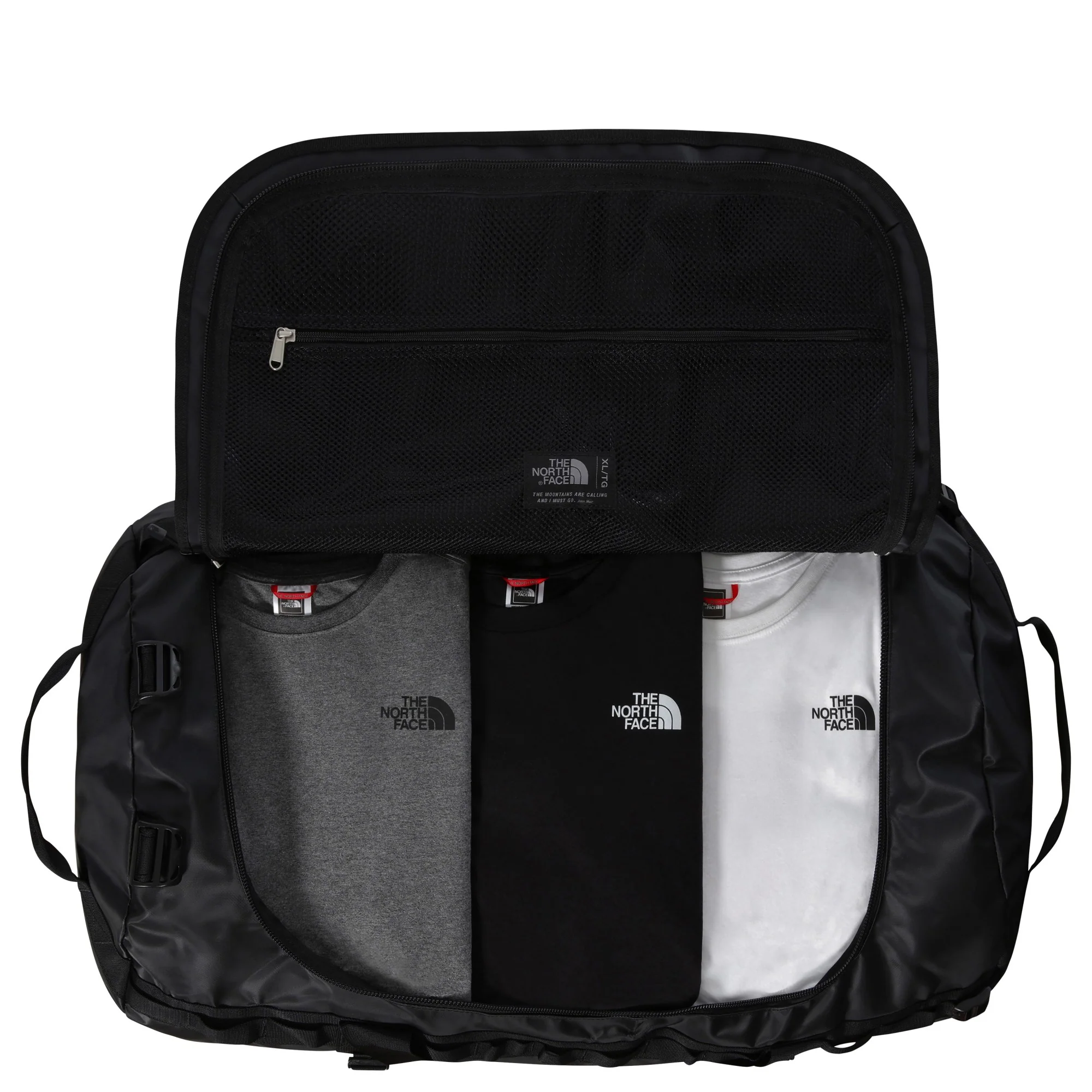 The North Face Base Camp Duffel XL 132 - Reisetasche 75.5 cm (tnf black-tnf white) - Image 3