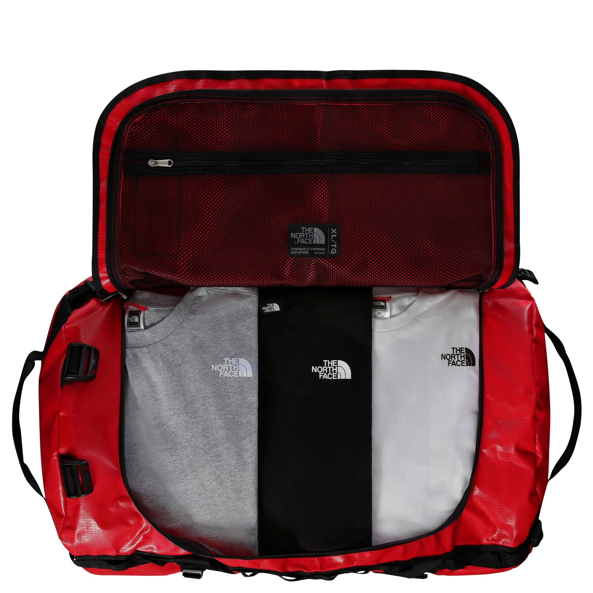 The North Face Base Camp Duffel XL 132 - Reisetasche 75.5 cm (tnf red-tnf black) - Image 3
