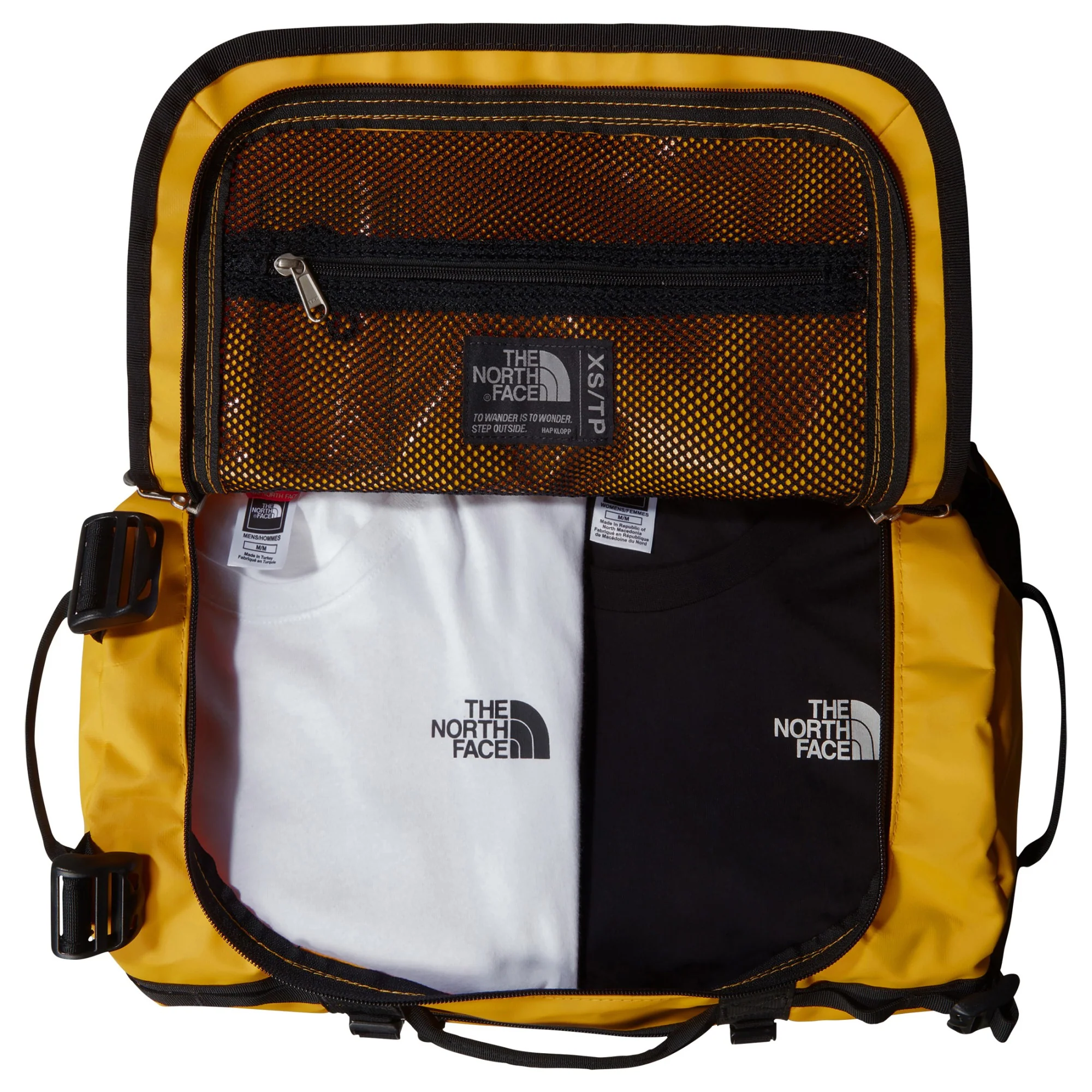 The North Face Base Camp Duffel XS 31 - Reisetasche 45 cm (summit gold-tnf black) - Image 3