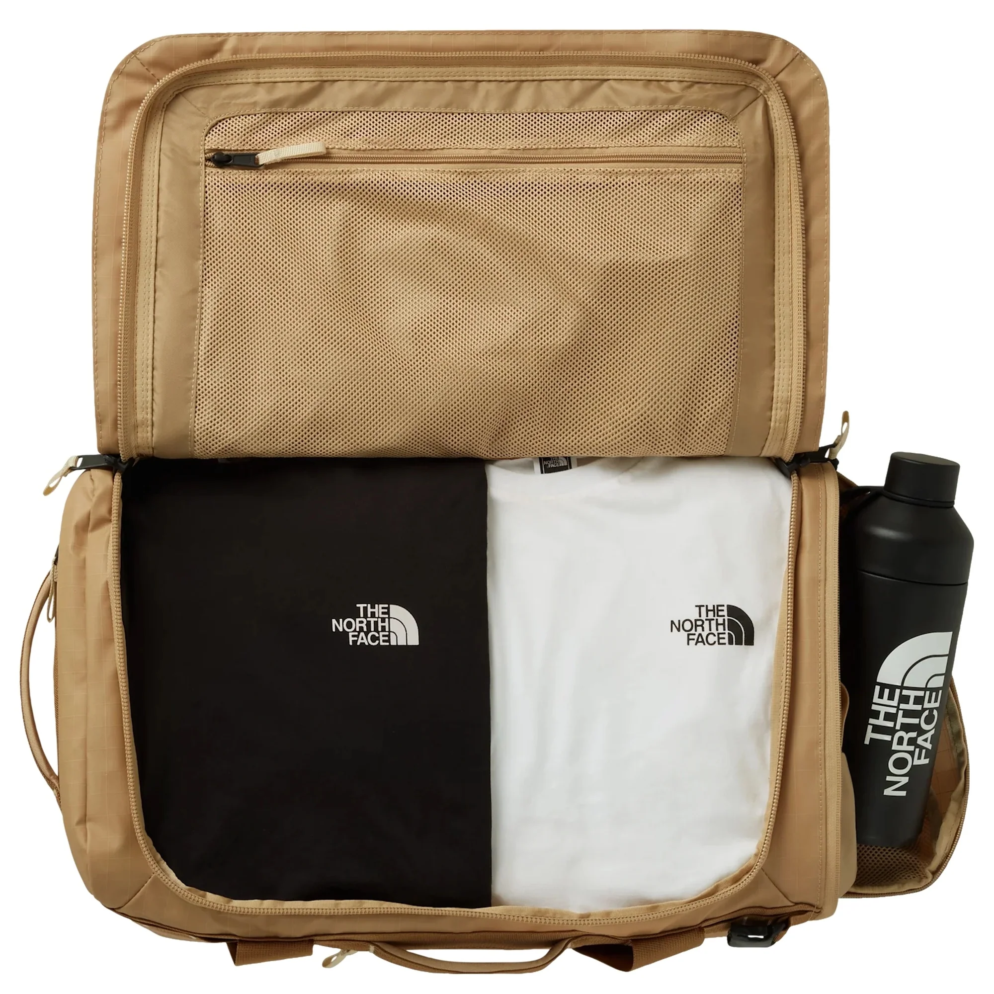 The North Face Base Camp Voyager Duffel 42 - Reisetasche/Rucksack 58 cm (khaki stone/utility bro) - Image 4