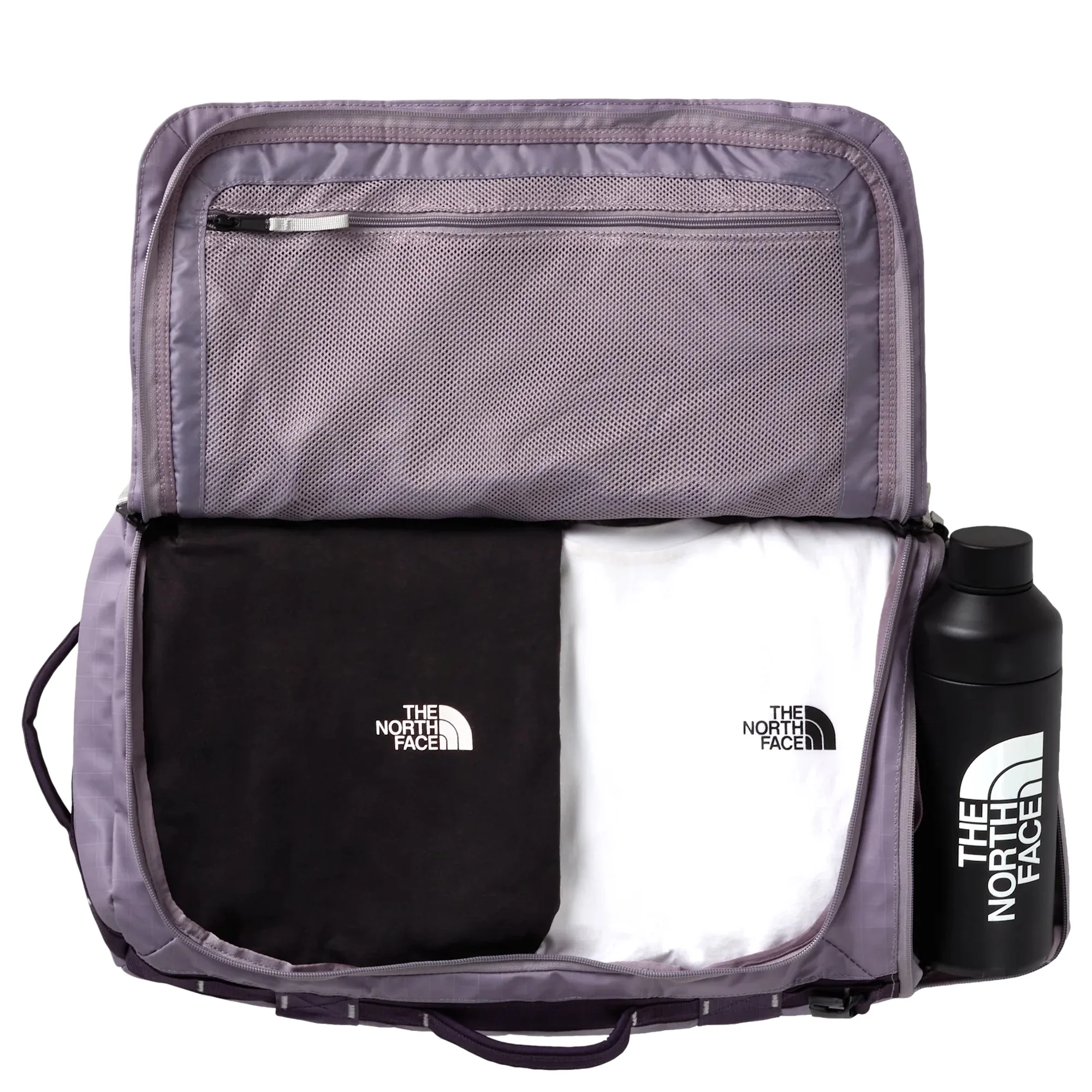 The North Face Base Camp Voyager Duffel - Reisetasche/Rucksack S 57.6 cm (transcendent grey/endle, S) - Image 4