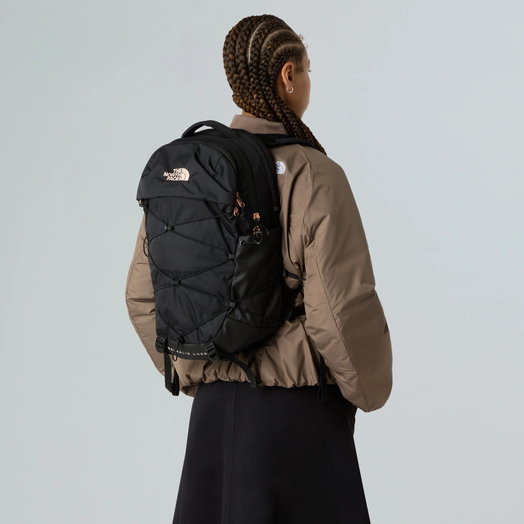 The North Face Borealis Luxe Women - Rucksack 16" 48 cm (tnf black-burnt coral metal) - Image 8