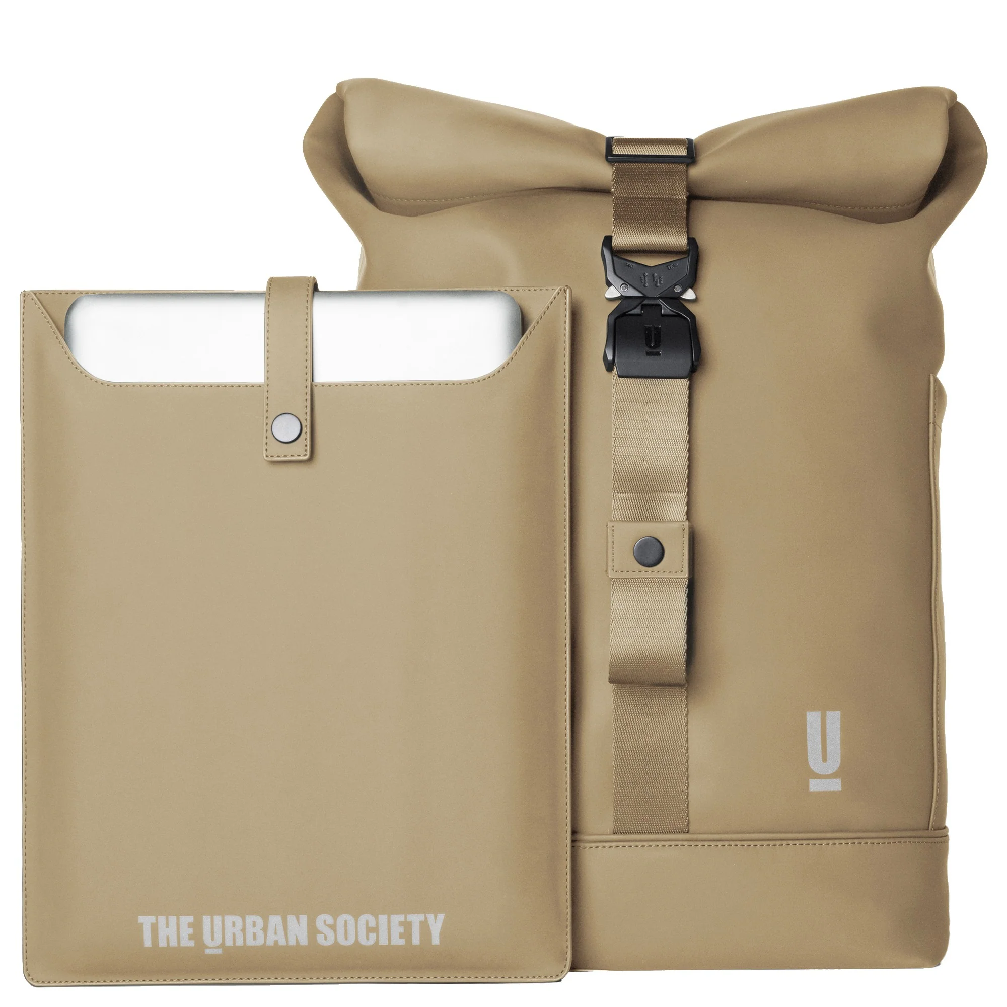 The Urban Society Rolltop - Rucksack 13" 62 cm (desert) - Image 4