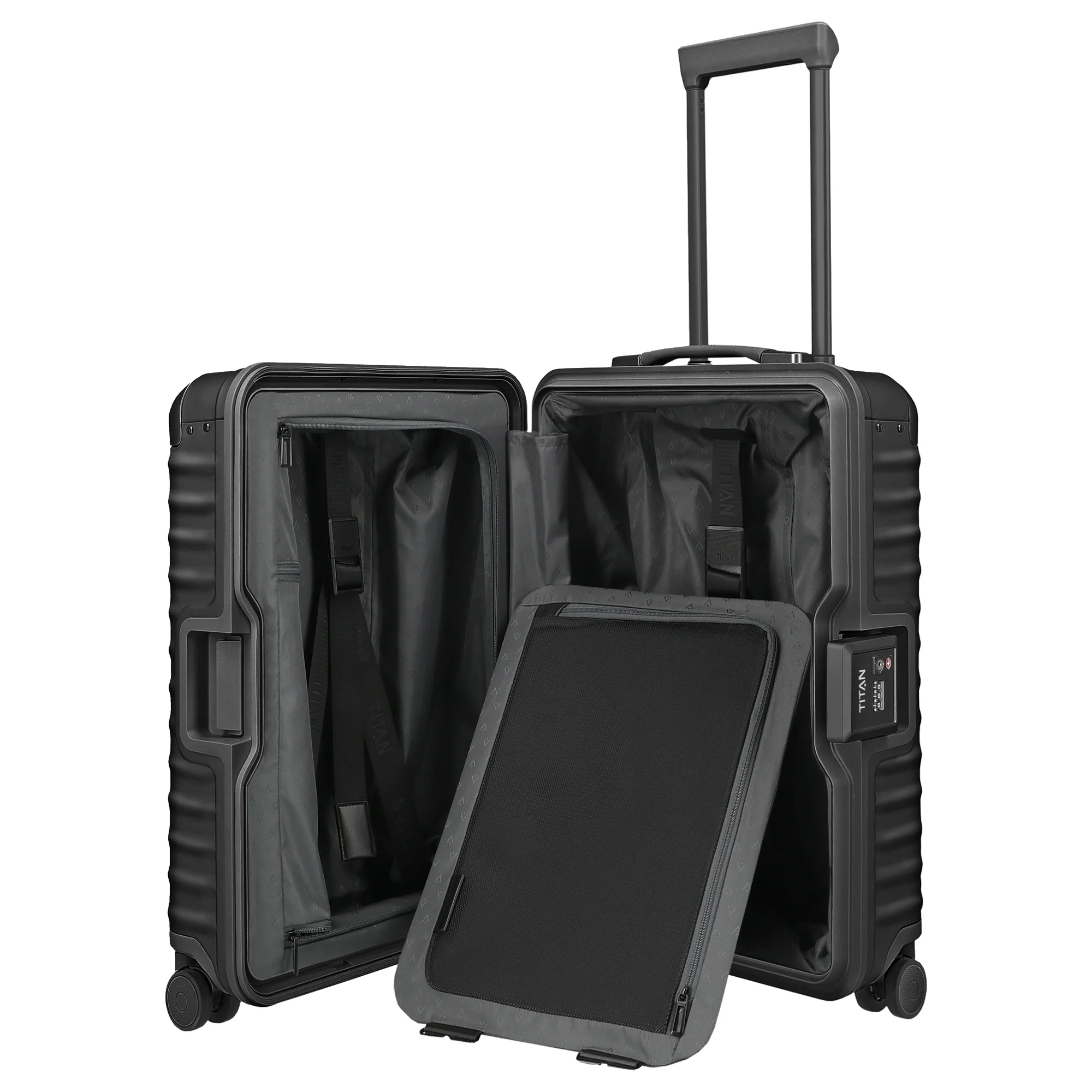 TITAN ETERNITY -4-Rollen-Kabinentrolley 55 cm (black) - Image 8