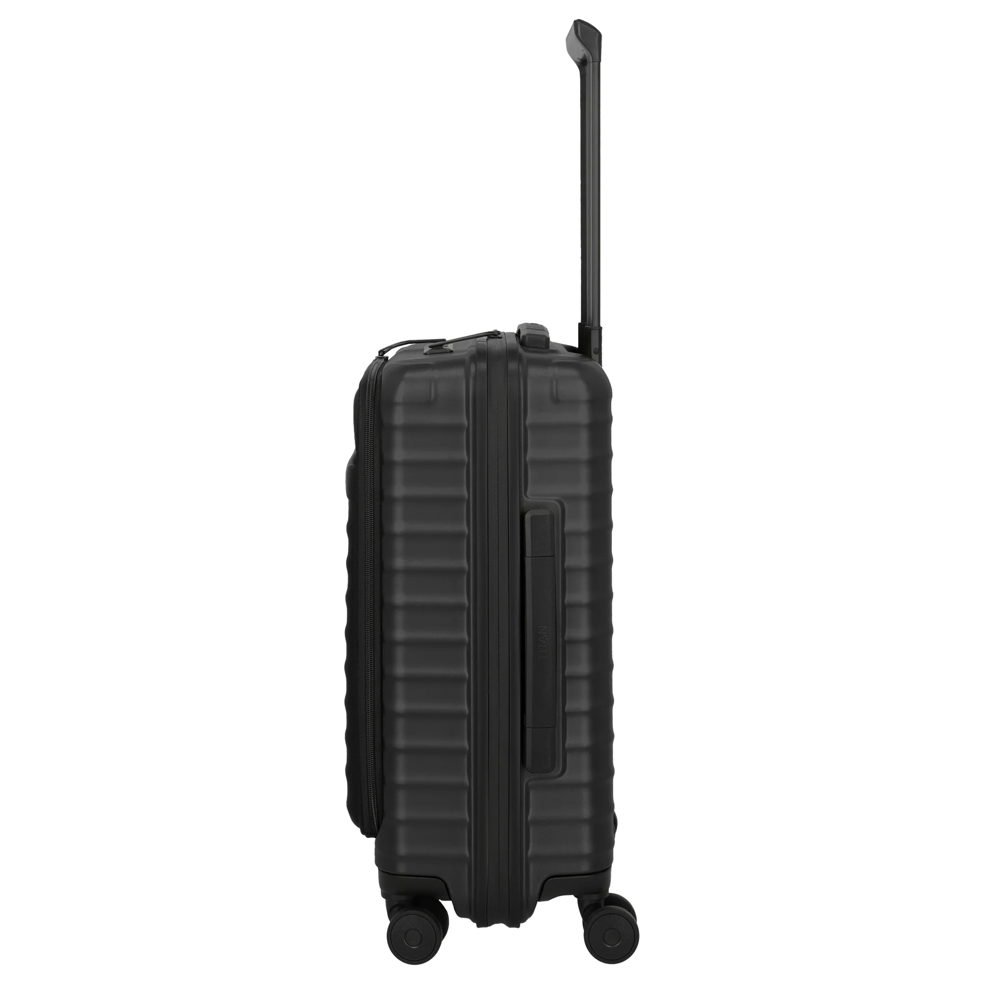 TITAN UPGRADE - 4-Rollen-Kabinentrolley S 55/23 cm mit Vortasche (nightshade black) - Image 3
