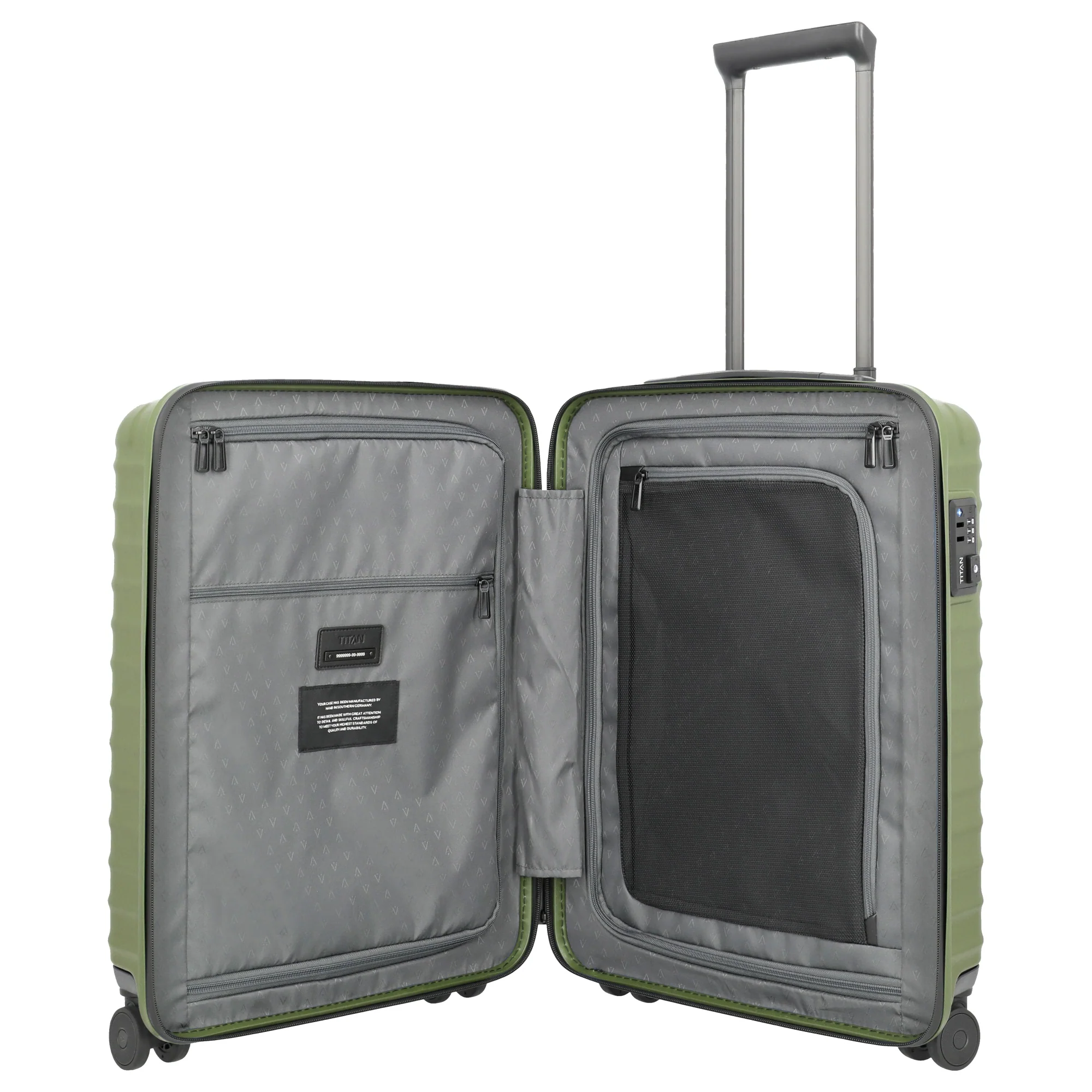 TITAN UPGRADE - 4-Rollen-Kabinentrolley S 55/20 cm (forest green) - Image 6