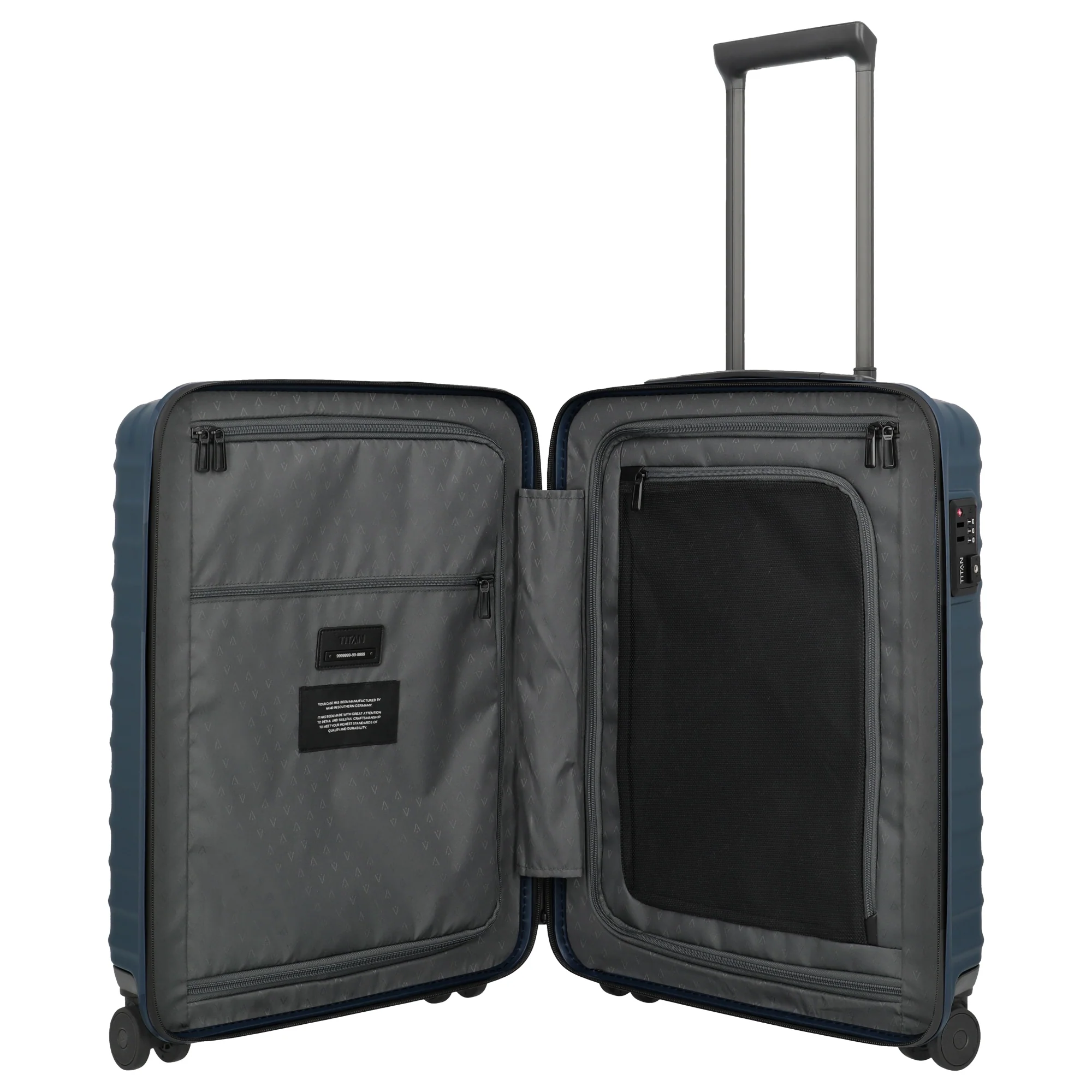 TITAN UPGRADE - 4-Rollen-Kabinentrolley S 55/20 cm (midnight blue) - Image 6