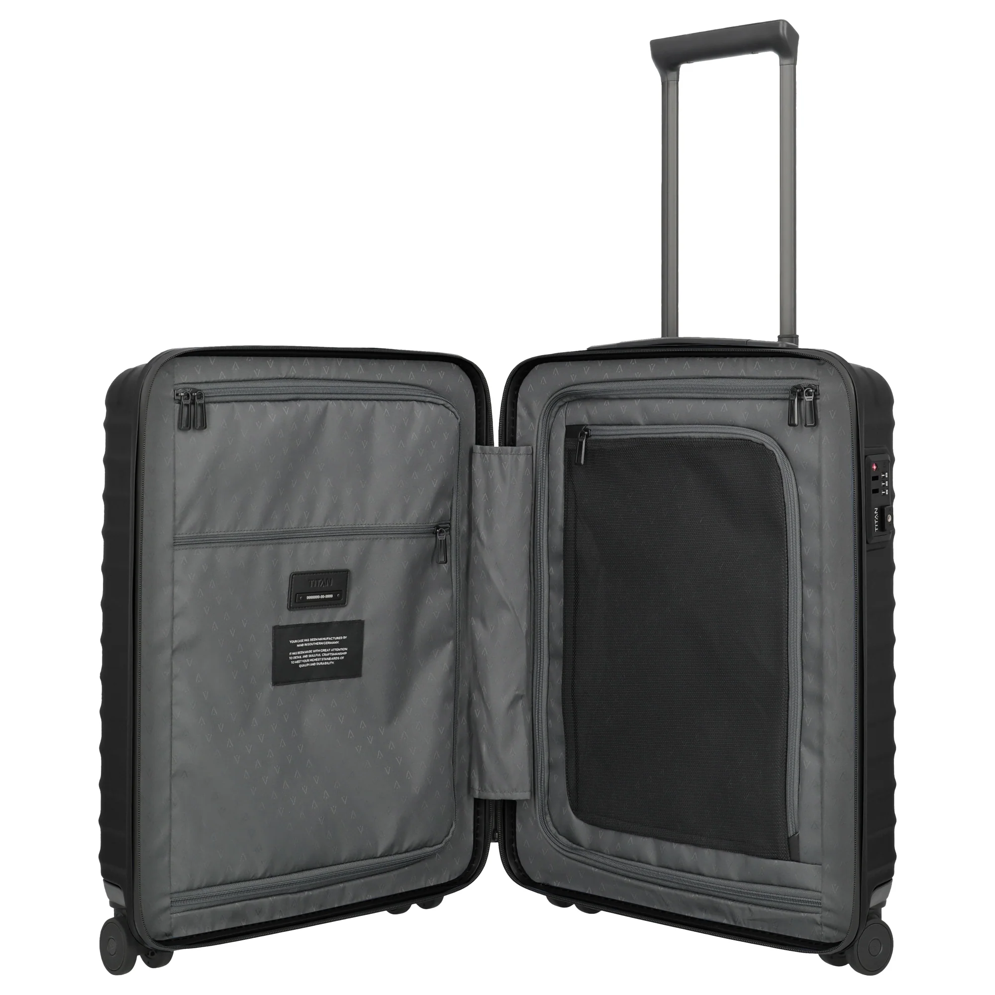 TITAN UPGRADE - 4-Rollen-Kabinentrolley S 55/20 cm (nightshade black) - Image 6