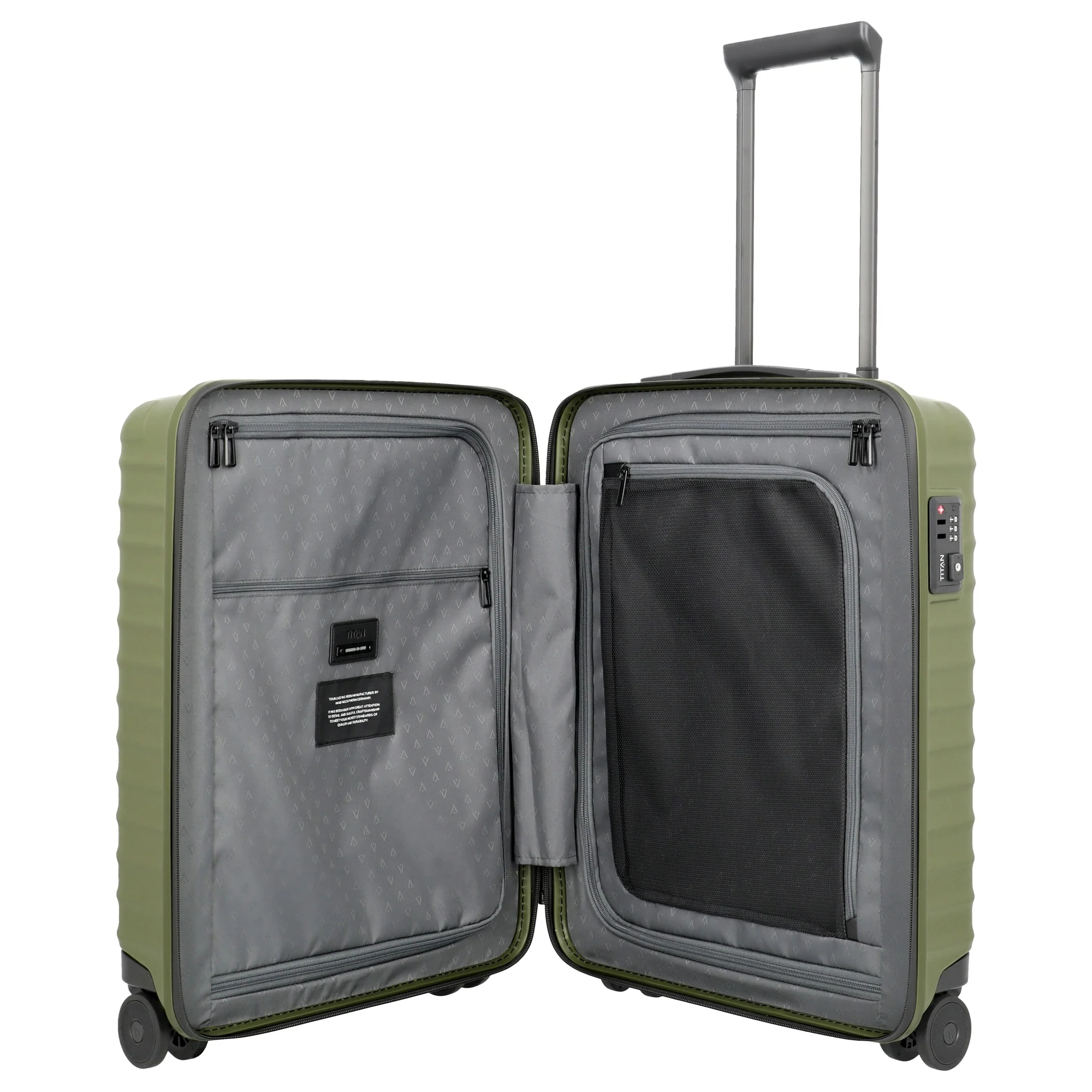 TITAN UPGRADE - 4-Rollen-Kabinentrolley S 55/23 cm (forest green) - Image 6