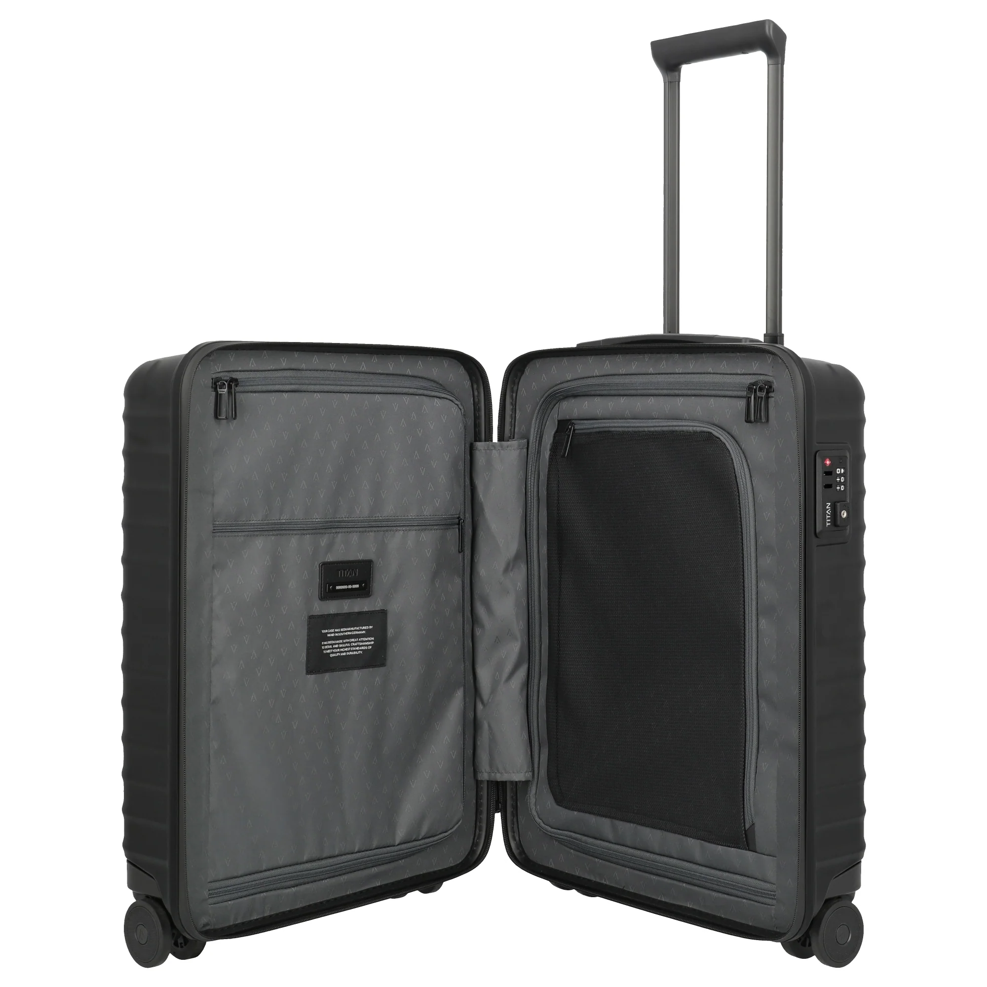 TITAN UPGRADE - 4-Rollen-Kabinentrolley S 55/23 cm (nightshade black) - Image 6