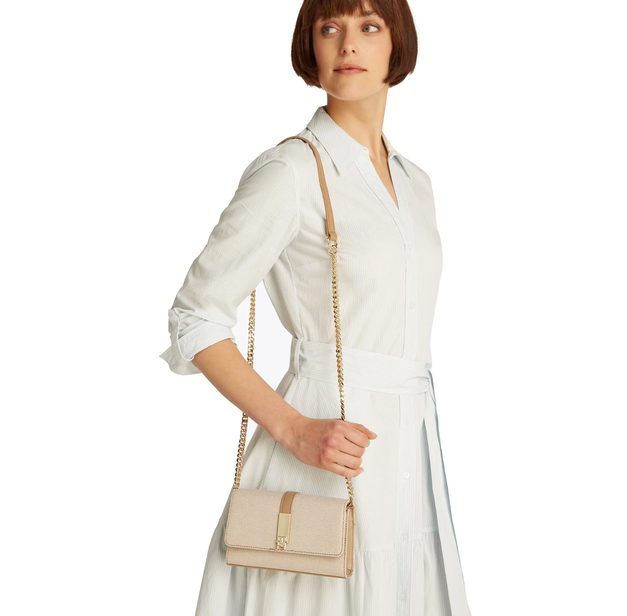 Tommy Hilfiger Heritage Canvas - Umhängetasche Mini 19 cm (canvas w/safari canvas) - Image 5