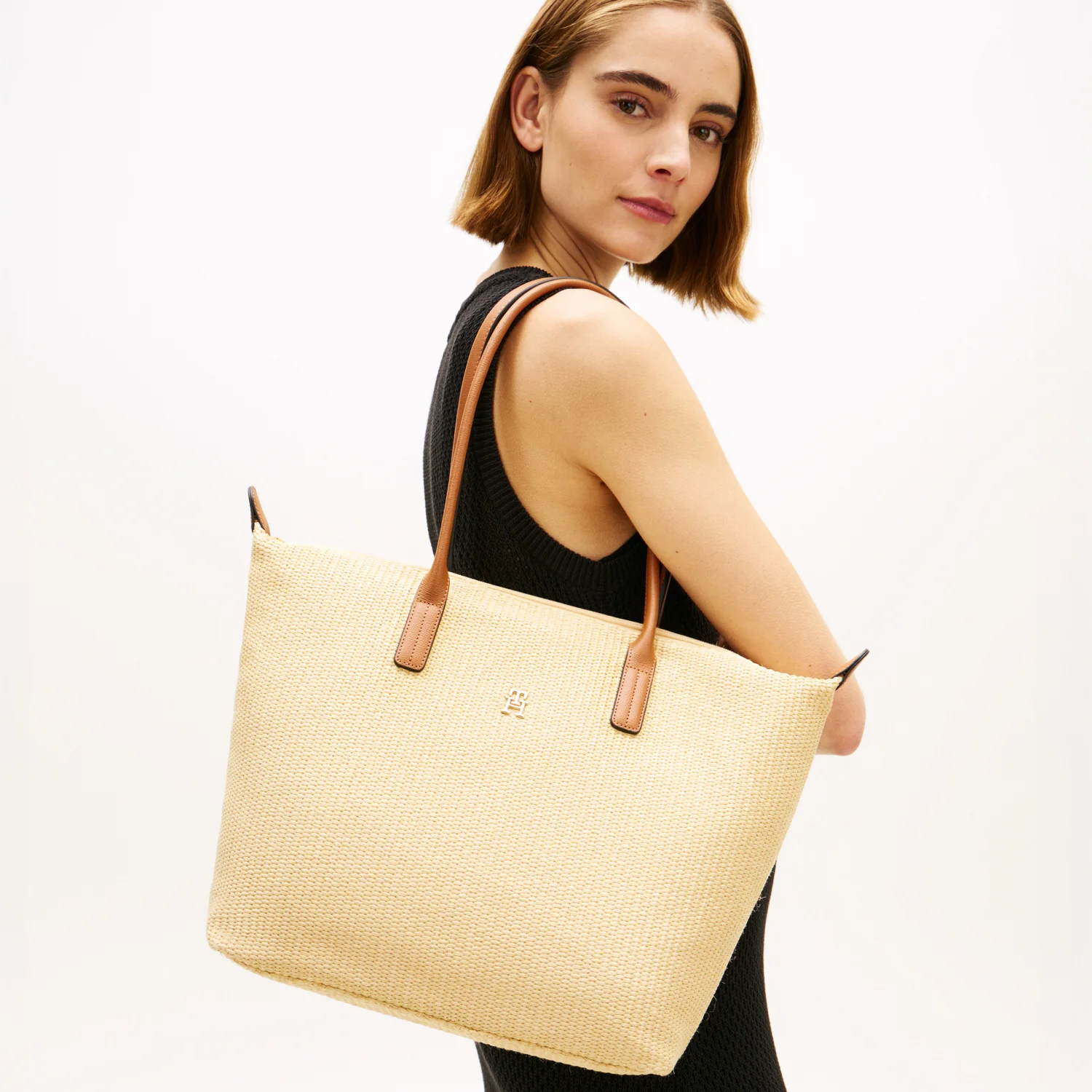 Tommy Hilfiger Popette - Shopper 51 cm (natural raffia) - Image 5