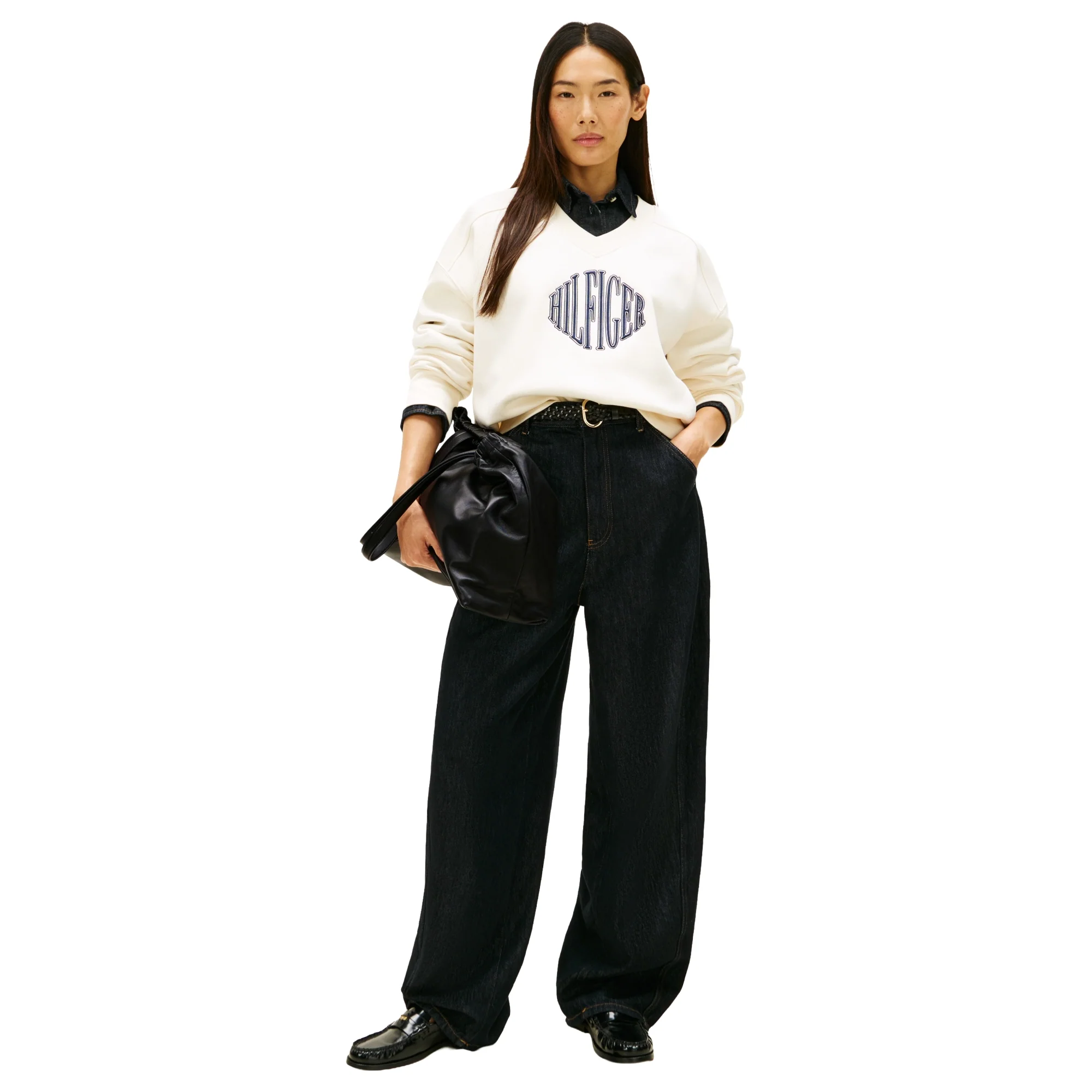 Tommy Hilfiger Soft Leather - Shopper 40 cm (black) - Image 5
