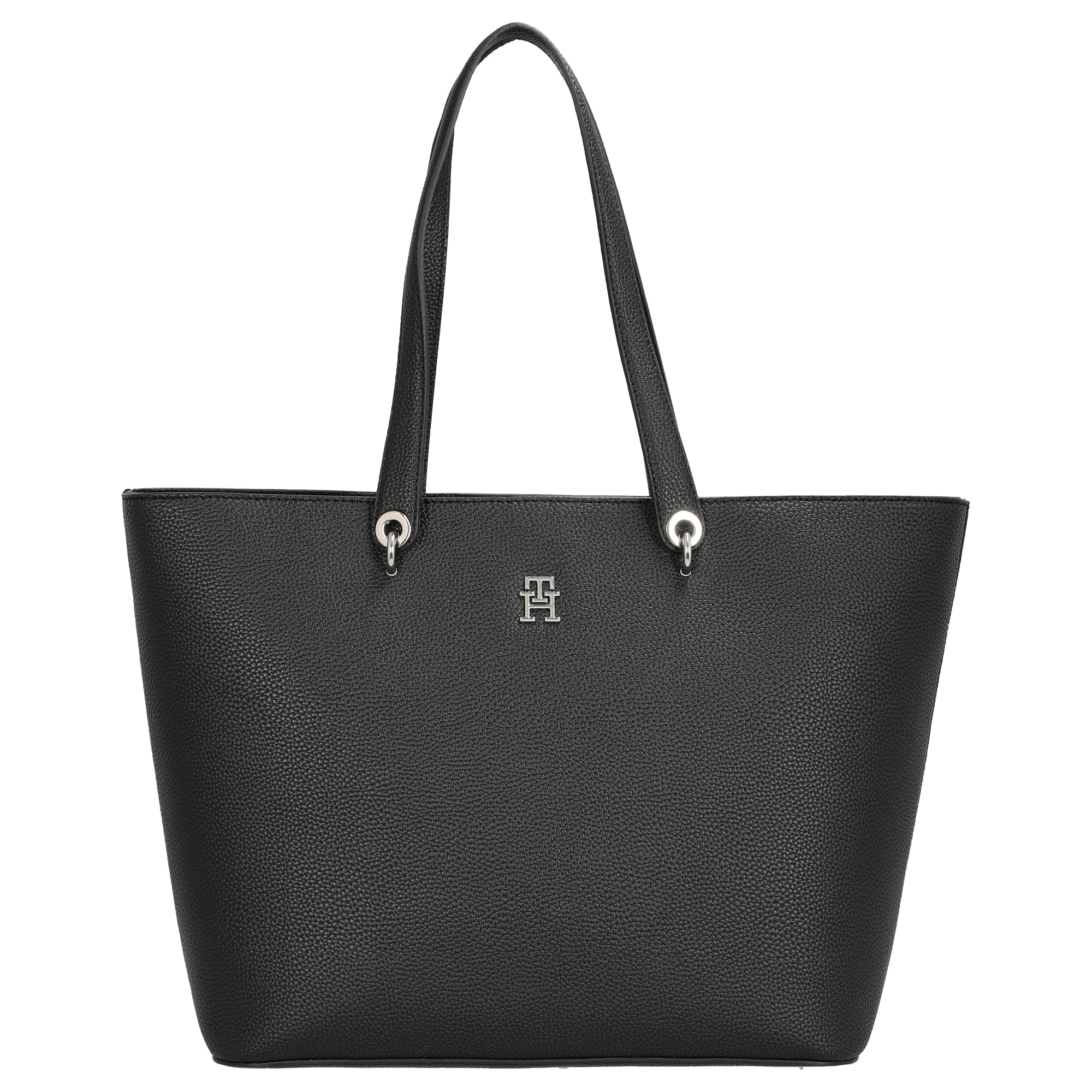 Tommy Hilfiger TH Emblem - Shopper 48 cm (schwarz)