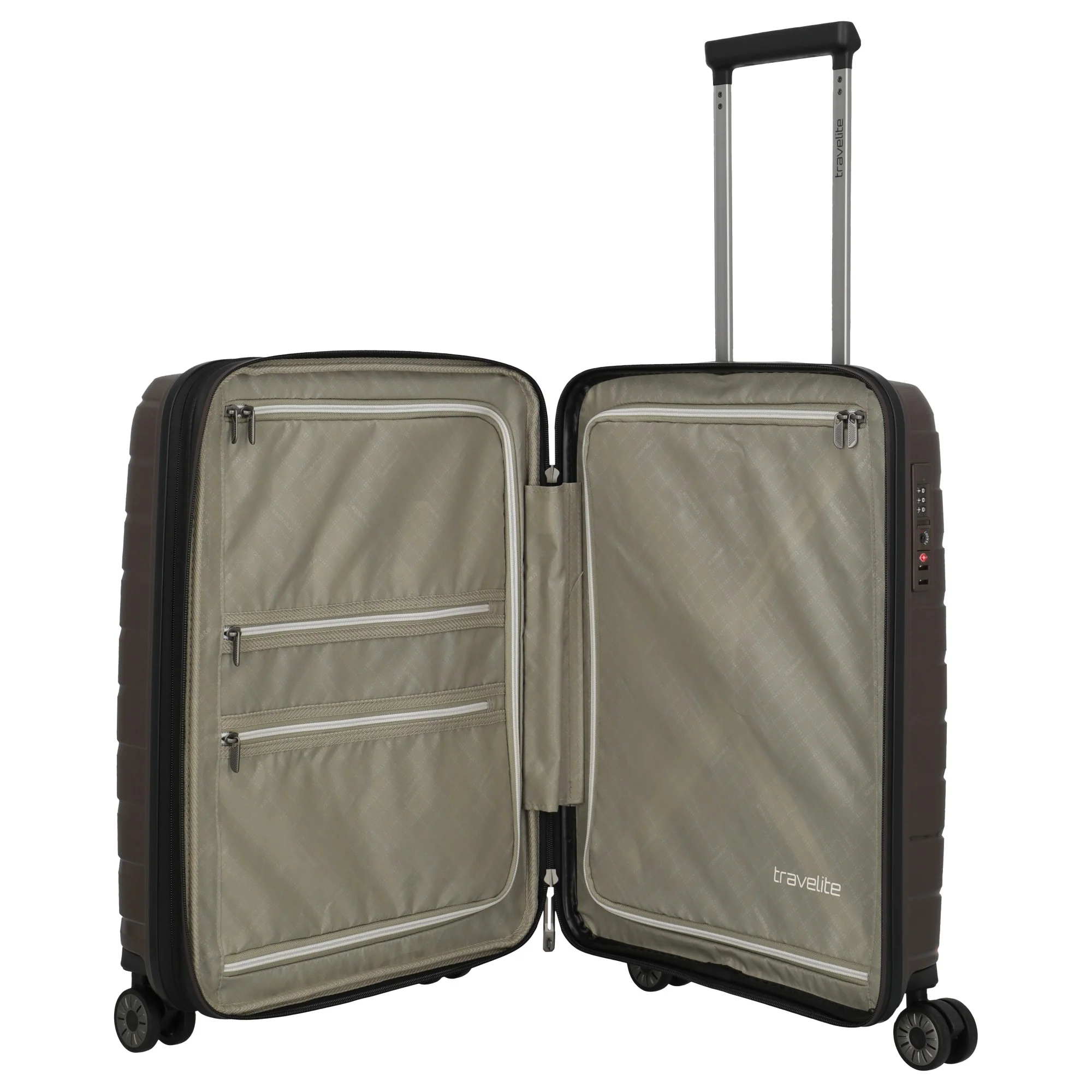 Travelite Air Base - 4-Rollen-Kabinentrolley S 55 cm erw. (coffee) - Image 6