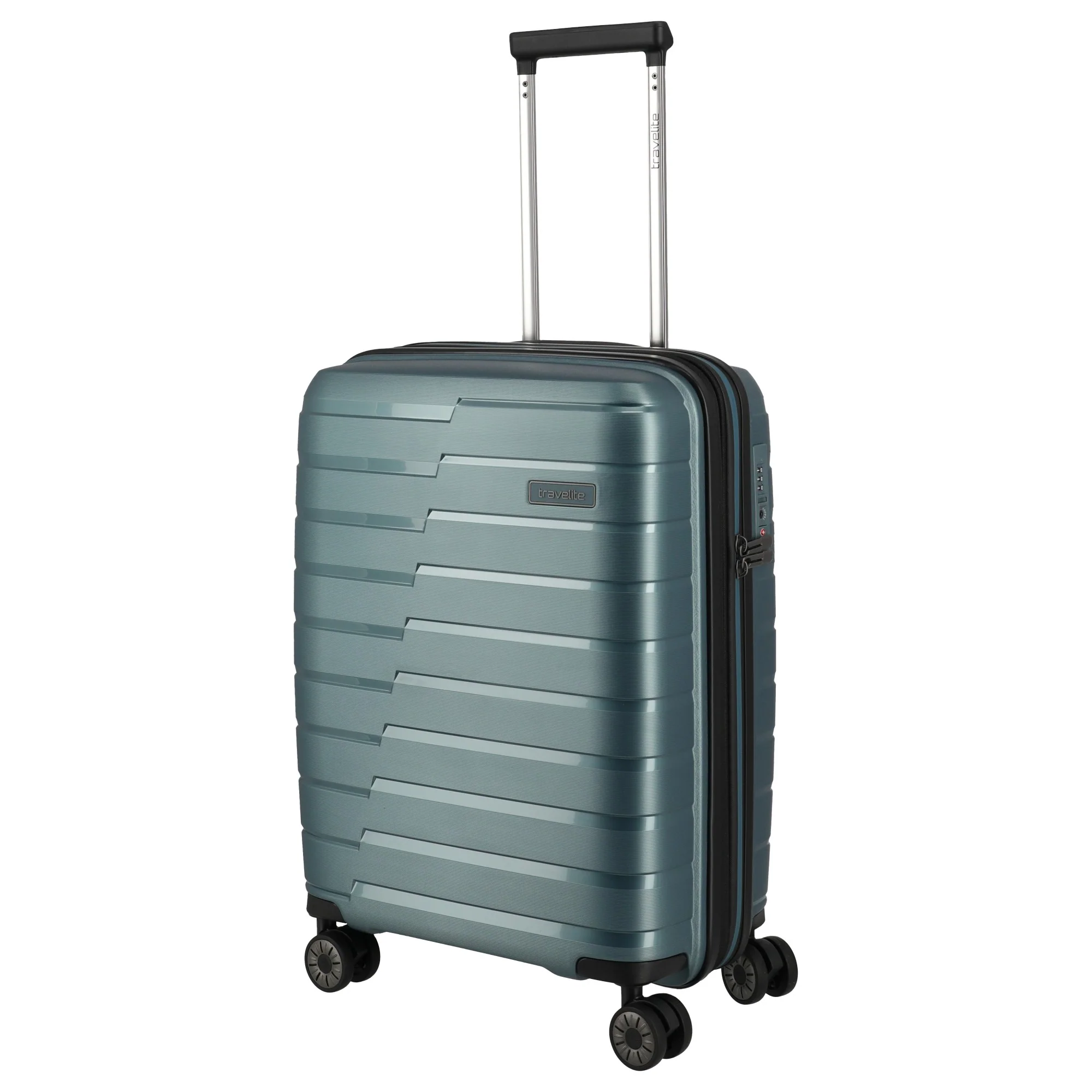 Travelite Air Base - 4-Rollen-Kabinentrolley S 55 cm erw. (iceblue) - Image 2