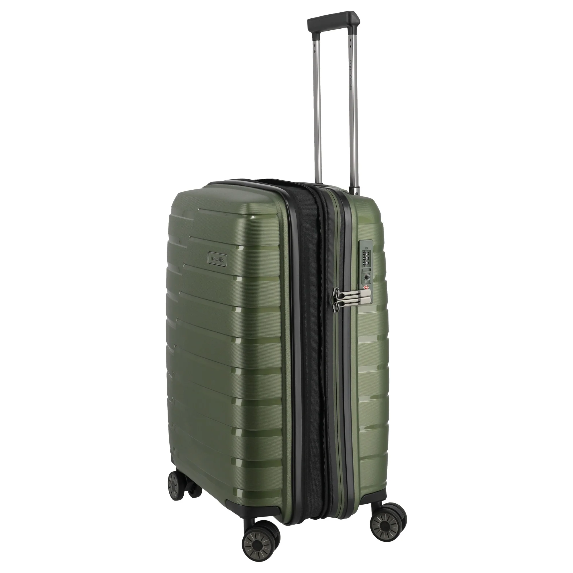Travelite Air Base - 4-Rollen-Kabinentrolley S 55 cm erw. (olive) - Image 5