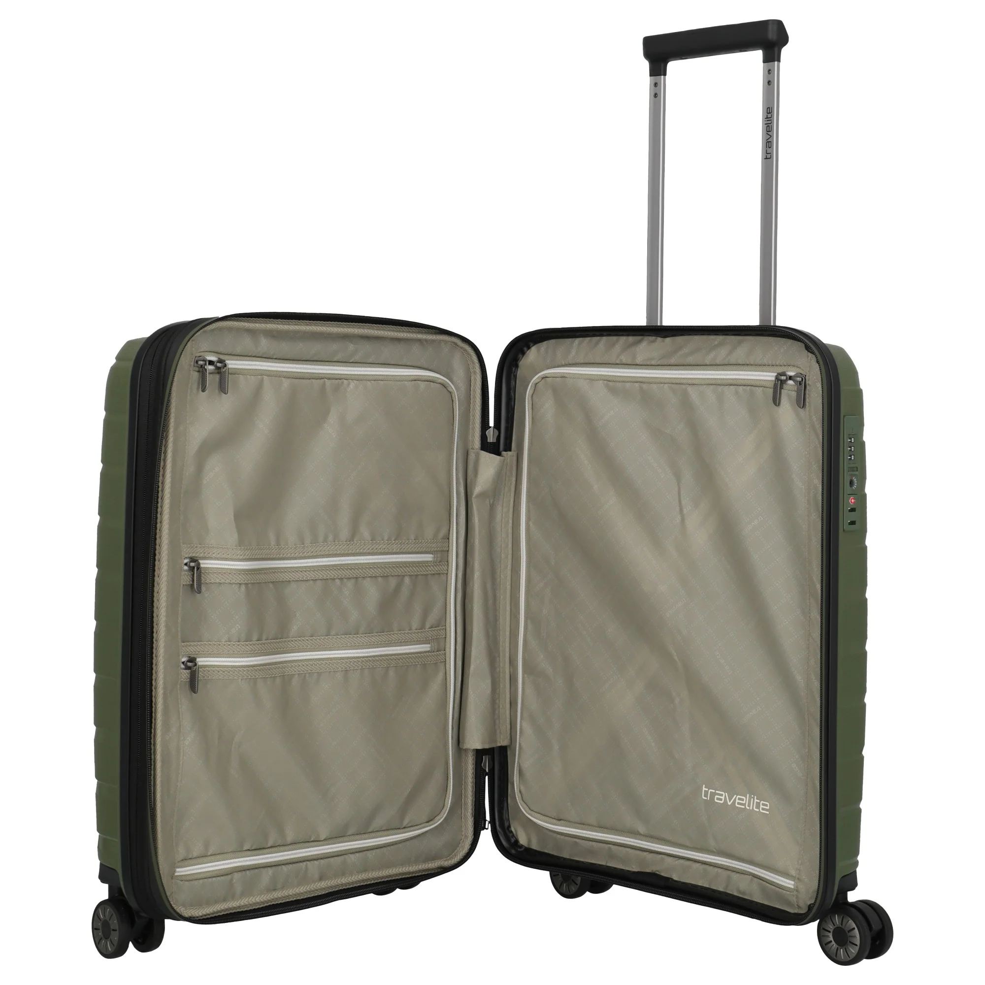 Travelite Air Base - 4-Rollen-Kabinentrolley S 55 cm erw. (olive) - Image 6
