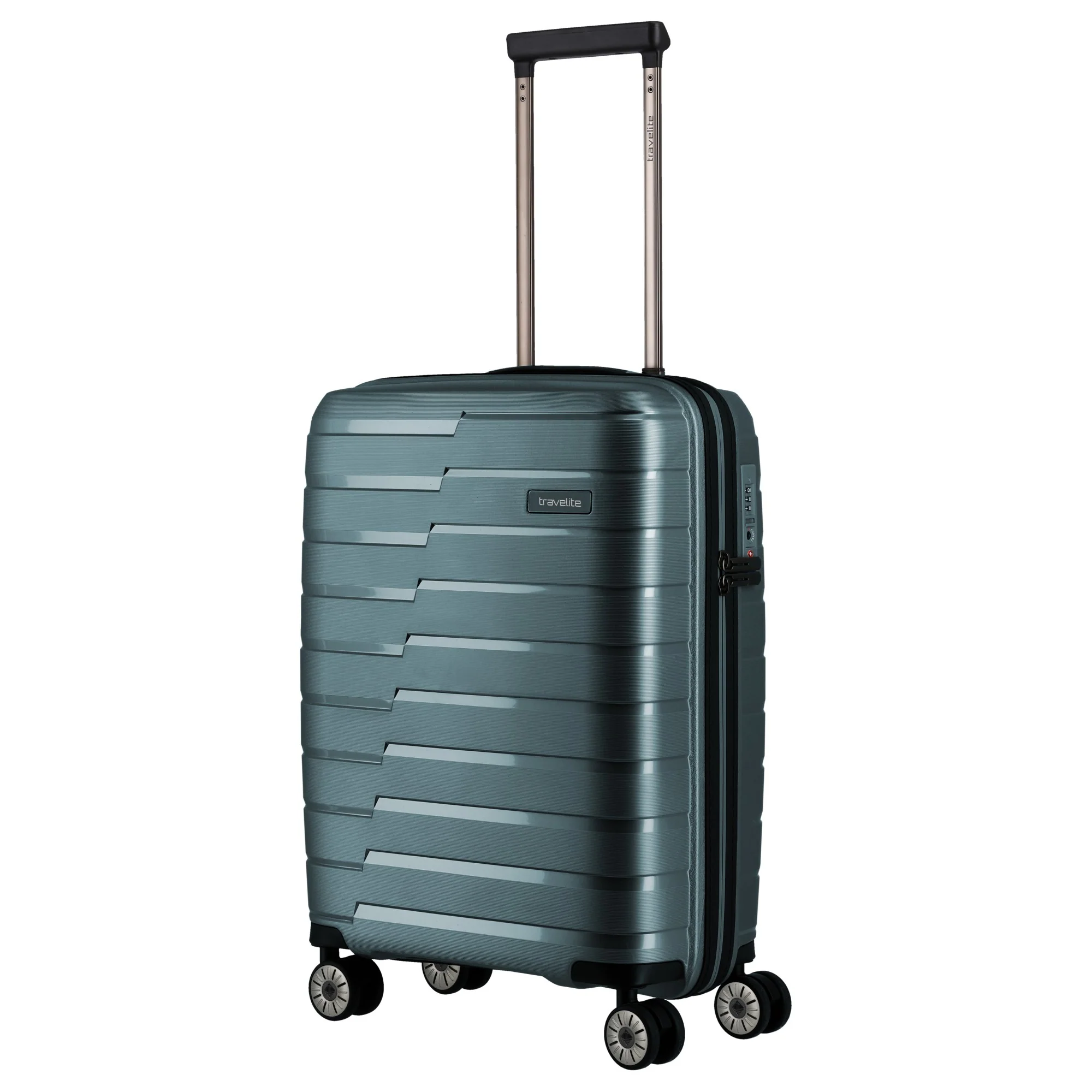 Travelite Air Base - 4-Rollen-Kabinentrolley S 55 cm (iceblue) - Image 2
