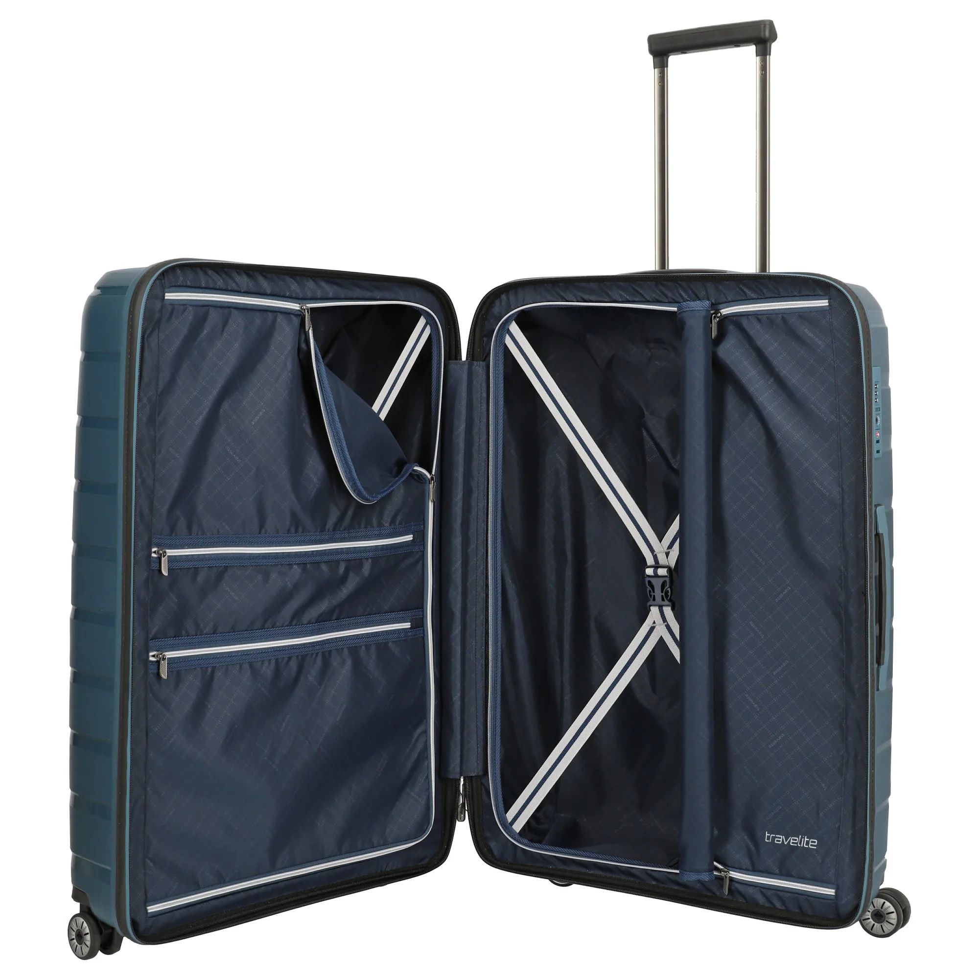 Travelite Air Base - 4-Rollen-Trolley 77 cm L (iceblue) - Image 6