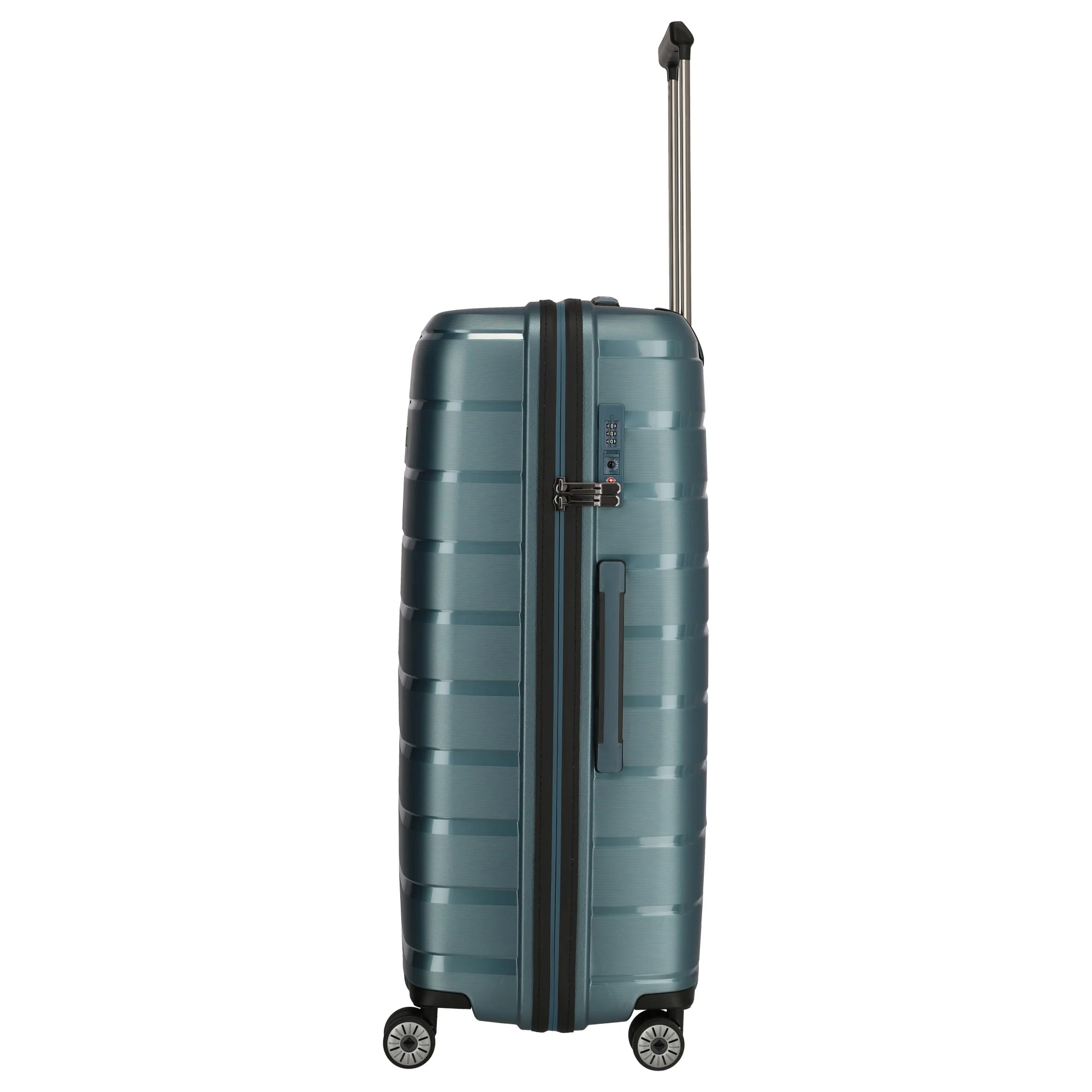 Travelite Air Base - 4-Rollen-Trolley Set 3tlg.  L/M/S Vortasche (iceblue) - Image 4