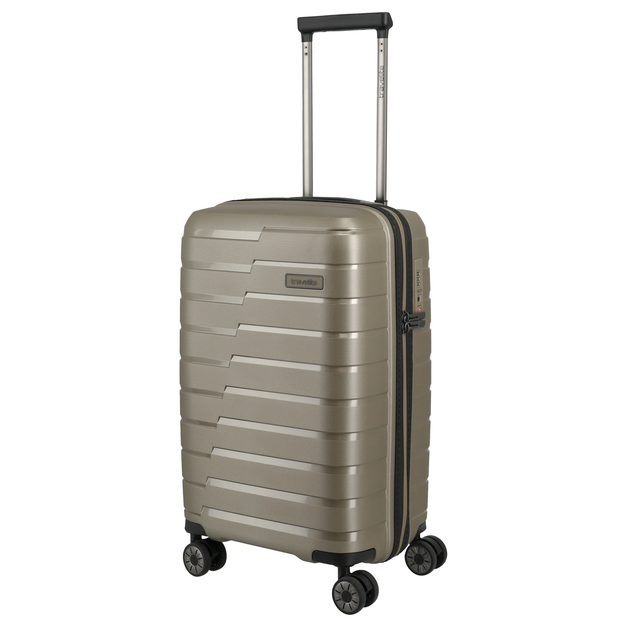 Travelite Air Base Slim - 4-Rollen-Kabinentrolley S 55 cm (champagne) - Image 2