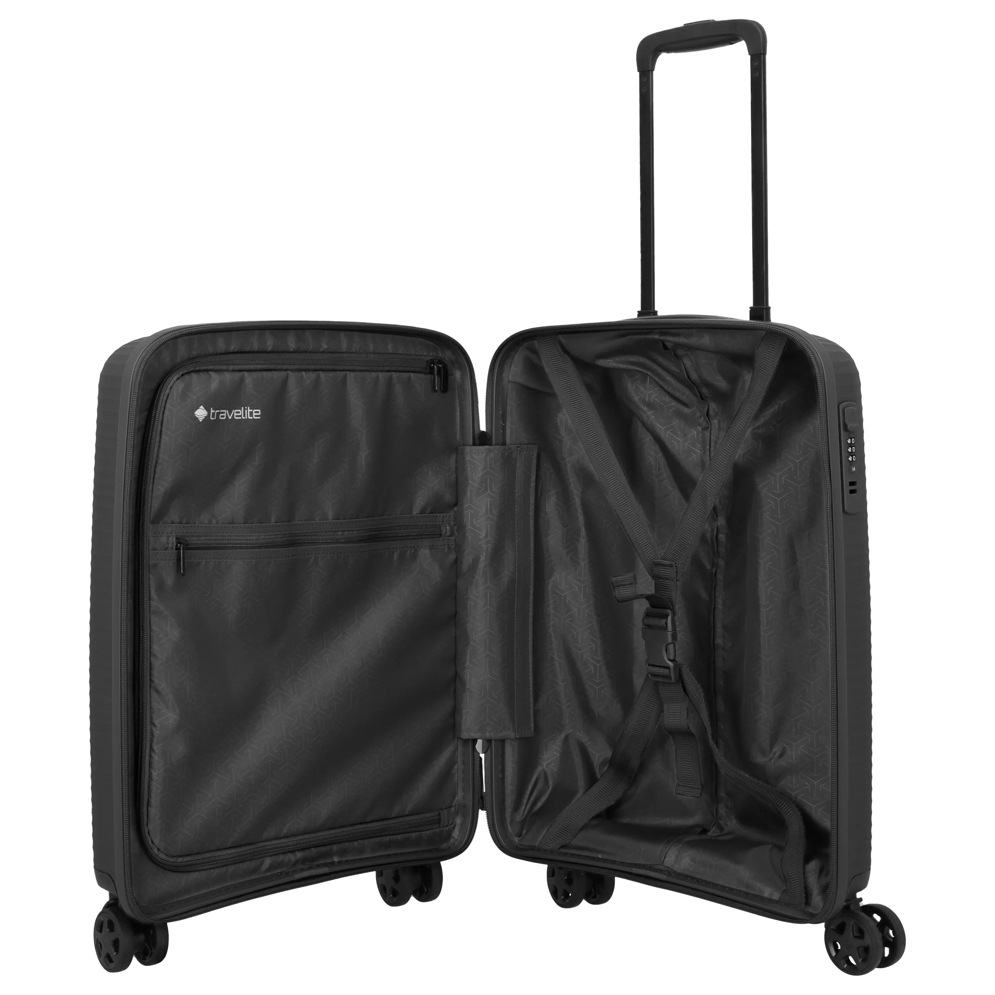 Travelite Air Stripe - 4-Rollen-Kabinentrolley 55 cm (black) - Image 6