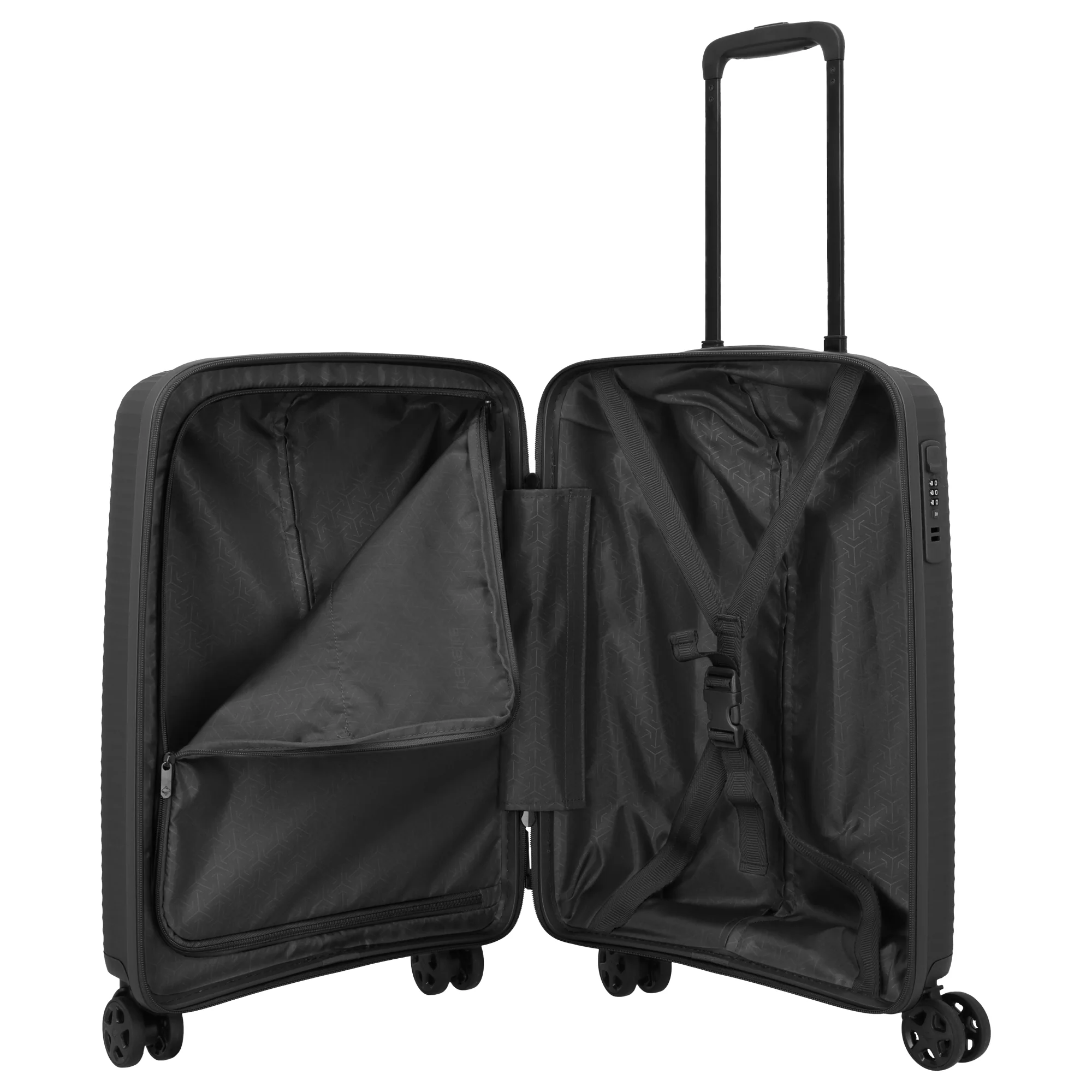 Travelite Air Stripe - 4-Rollen-Kabinentrolley 55 cm (black) - Image 7