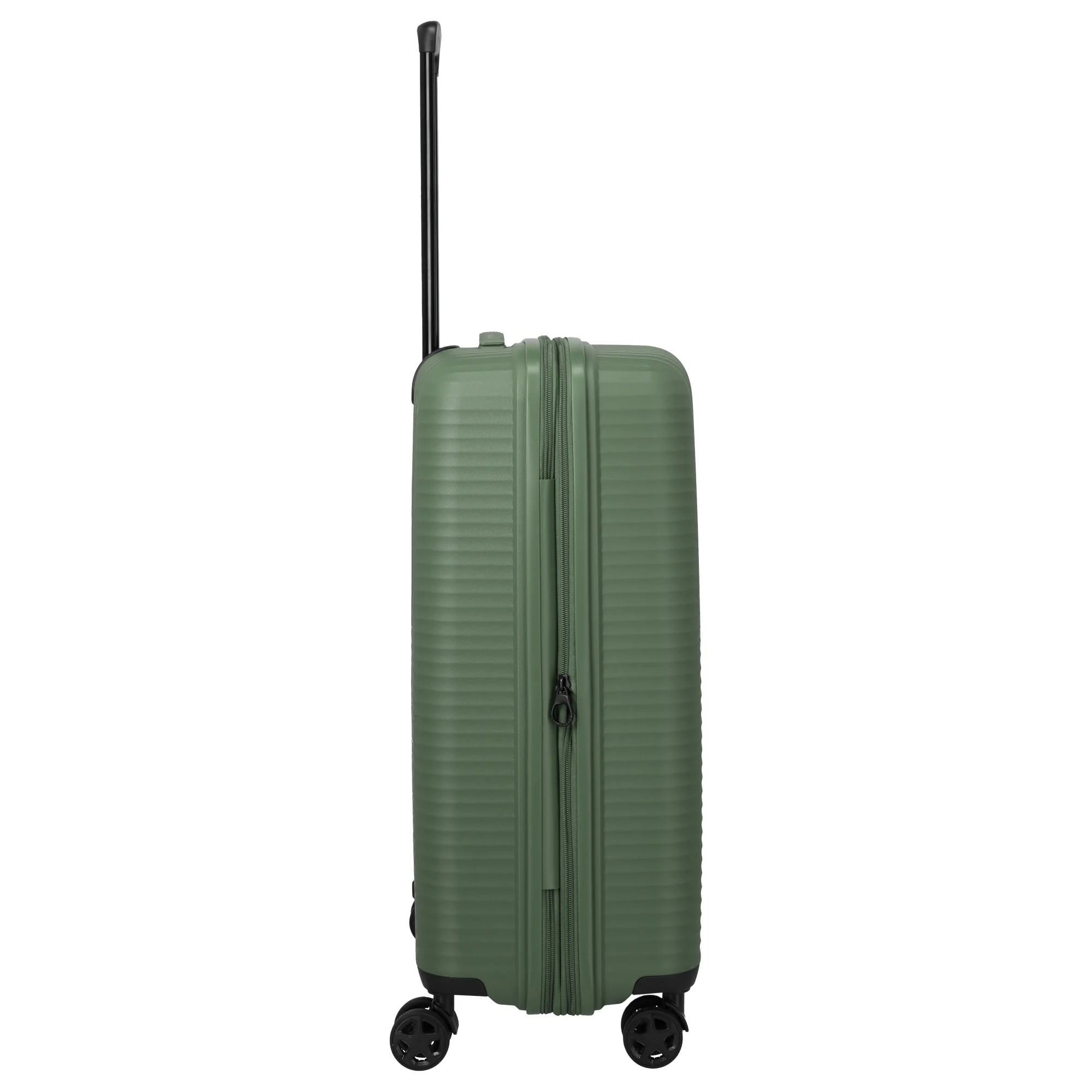 Travelite Air Stripe - 4-Rollen-Trolley 66 cm erw. (green) - Image 6
