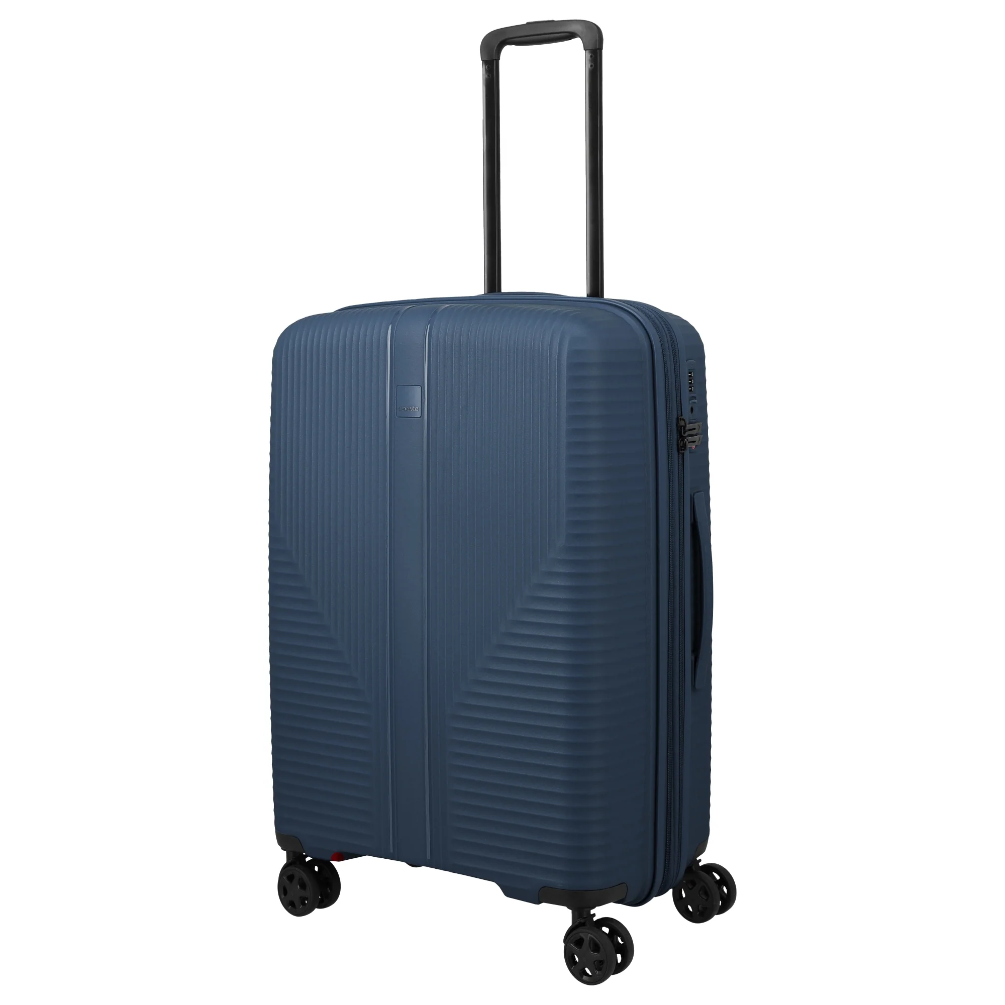 Travelite Air Stripe - 4-Rollen-Trolley 66 cm erw. (navy) - Image 2