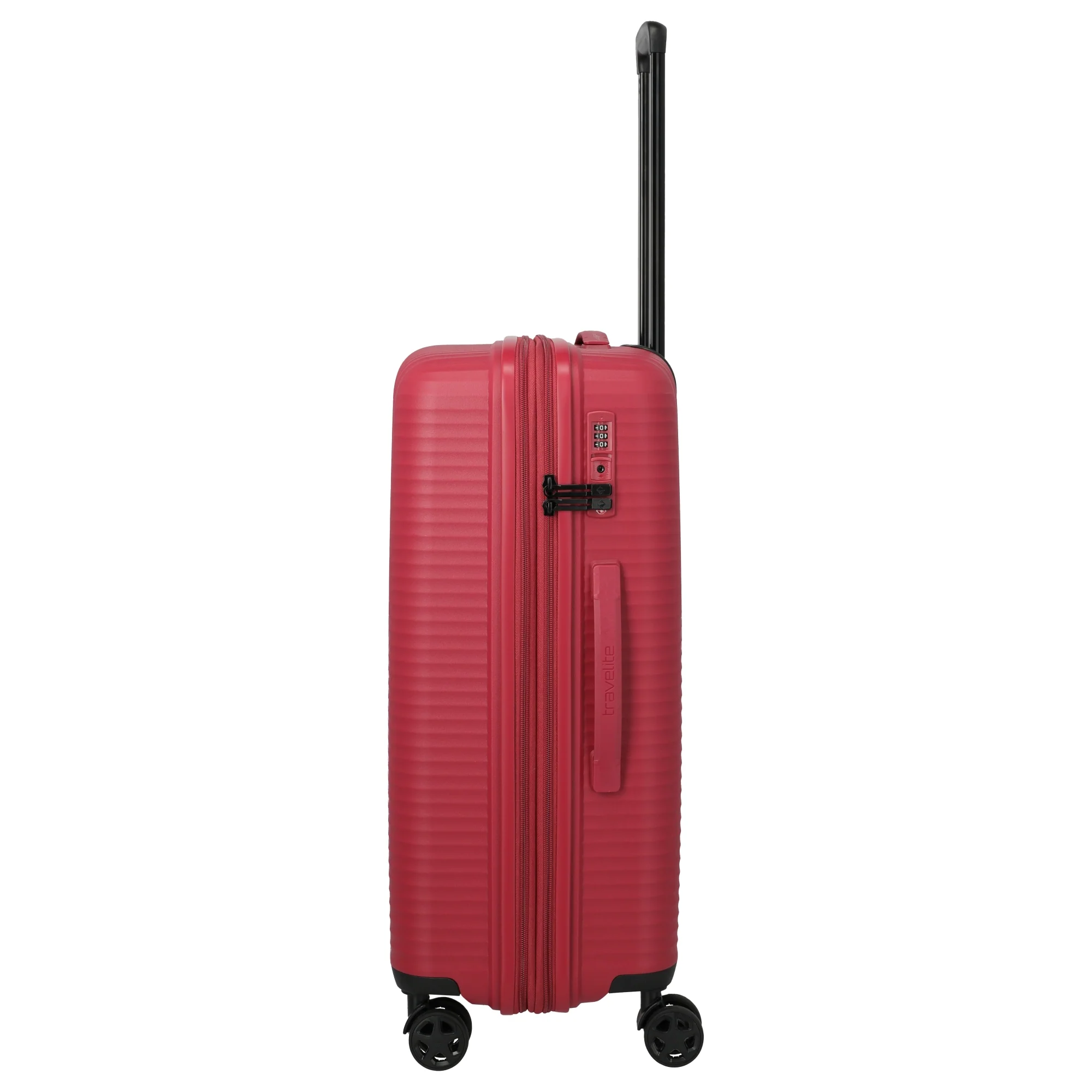Travelite Air Stripe - 4-Rollen-Trolley 66 cm erw. (red) - Image 3