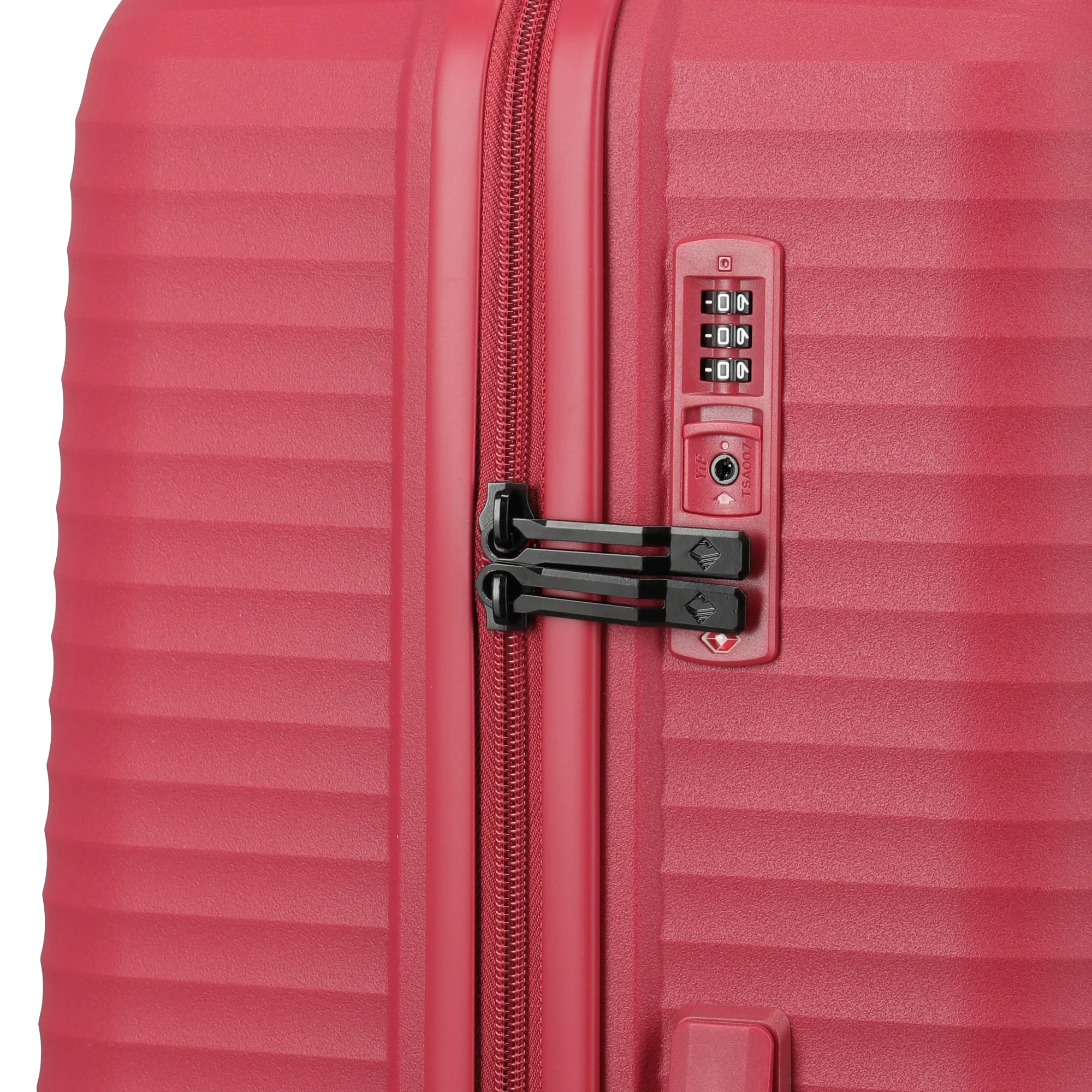 Travelite Air Stripe - 4-Rollen-Trolley 66 cm erw. (red) - Image 9