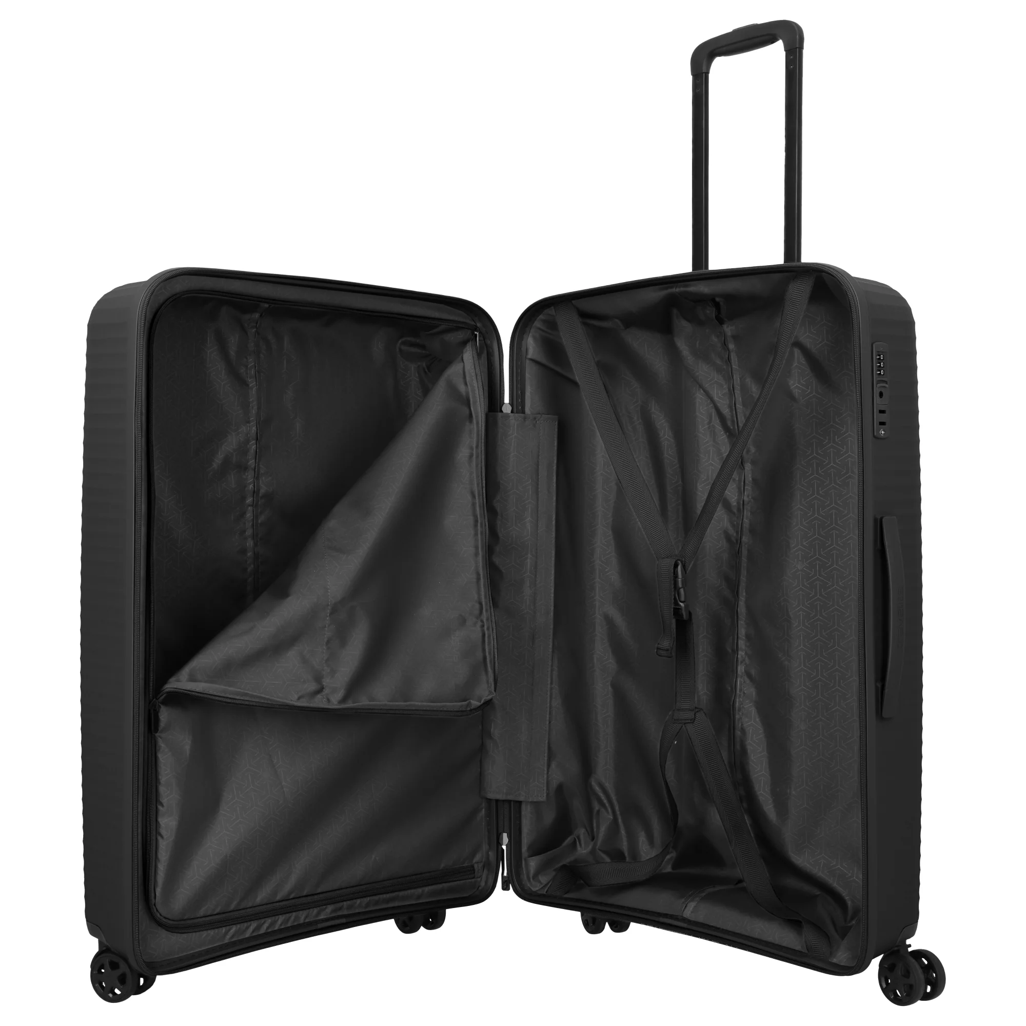Travelite Air Stripe - 4-Rollen-Trolley 77 cm (black) - Image 7