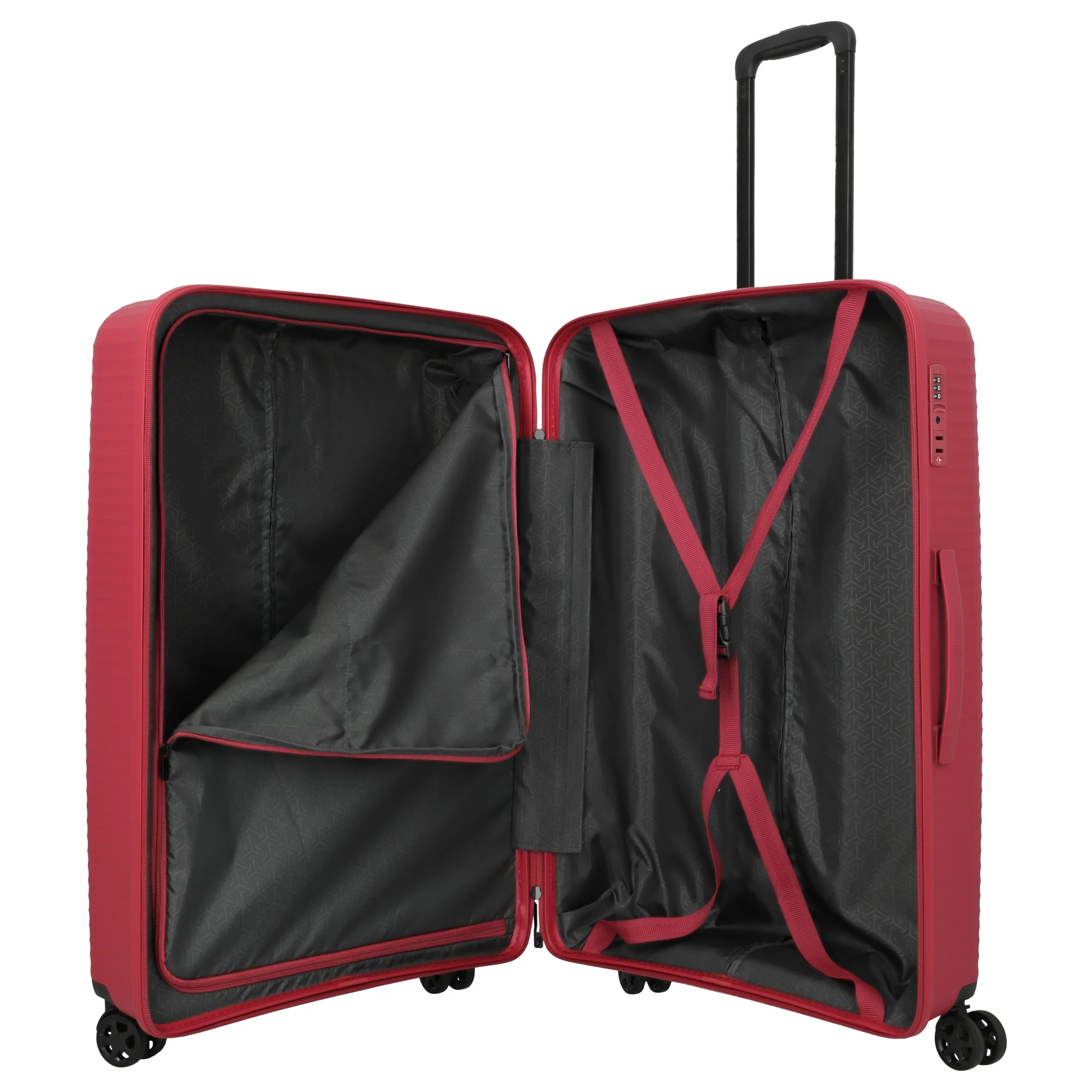 Travelite Air Stripe - 4-Rollen-Trolley 77 cm (red) - Image 7