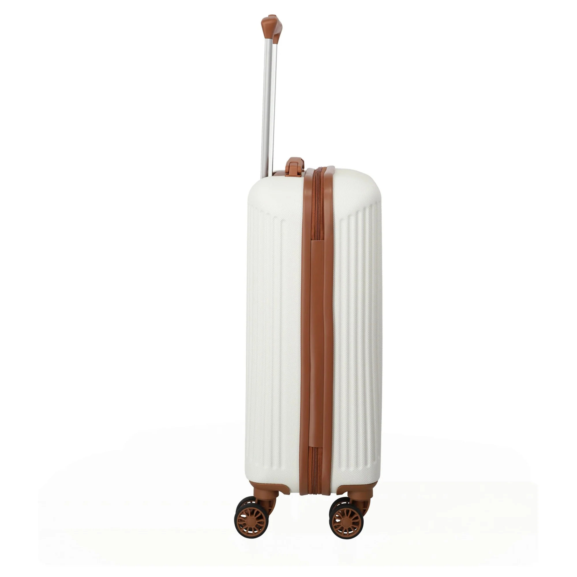 Travelite Bali - 4-Rollen-Kabinentrolley S 55 cm (weiß/cognac) - Image 5
