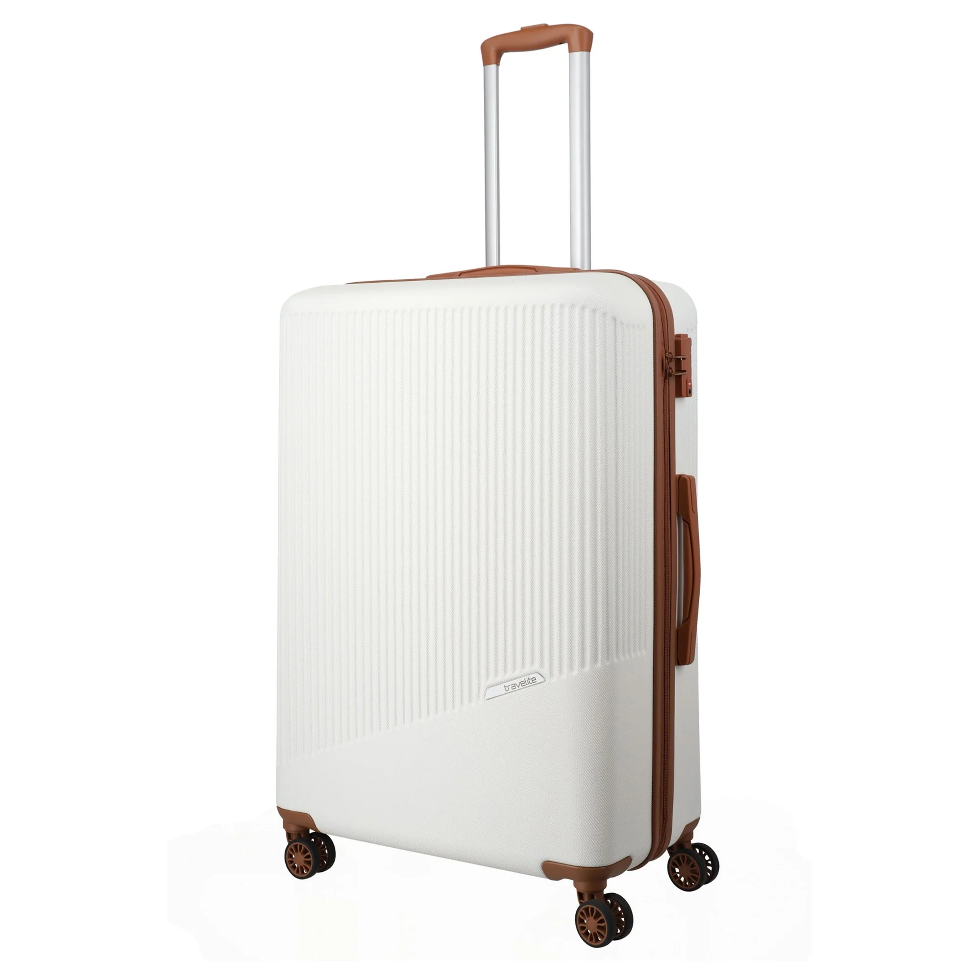 Travelite Bali - 4-Rollen-Trolley L 77 cm (weiß/cognac) - Image 2
