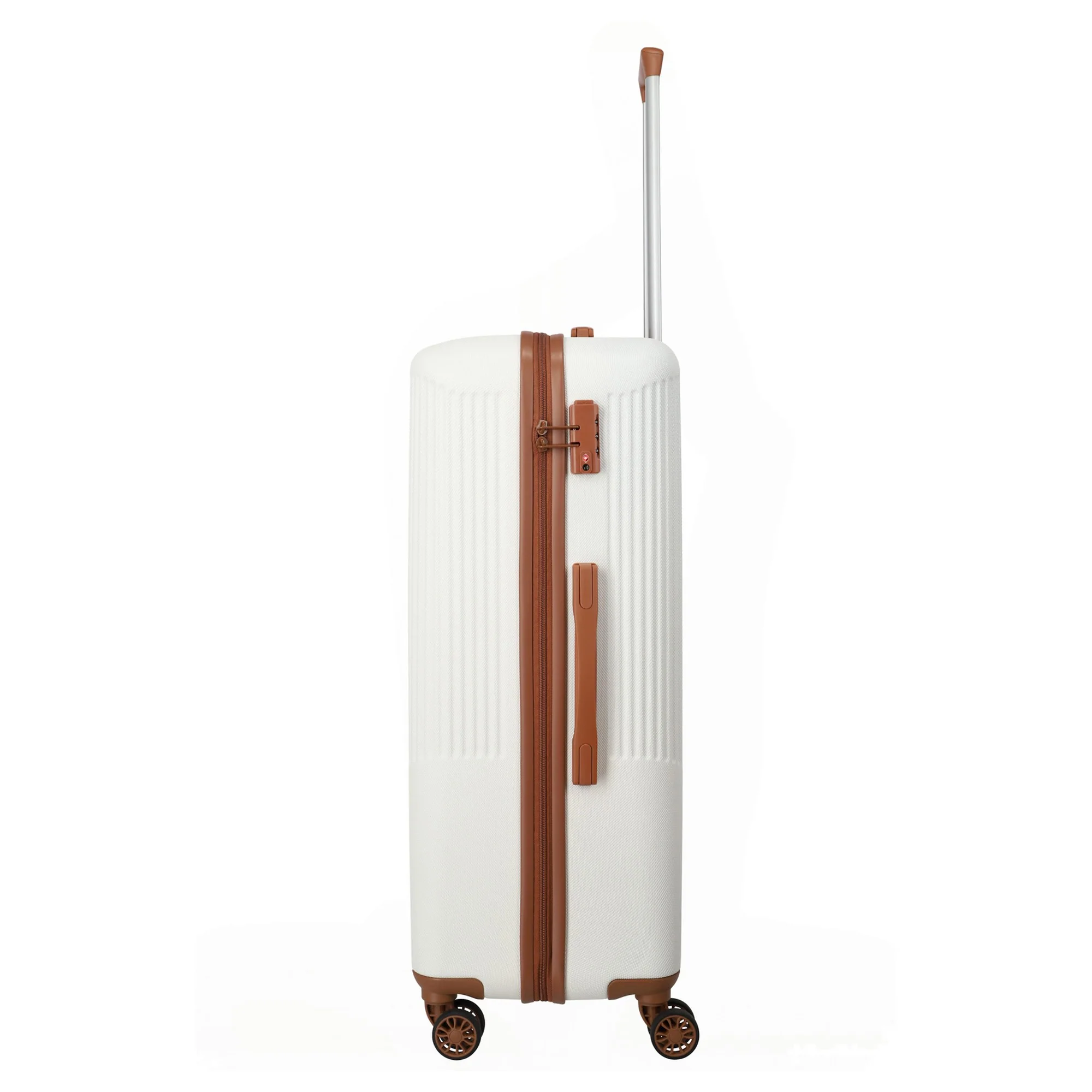 Travelite Bali - 4-Rollen-Trolley L 77 cm (weiß/cognac) - Image 4