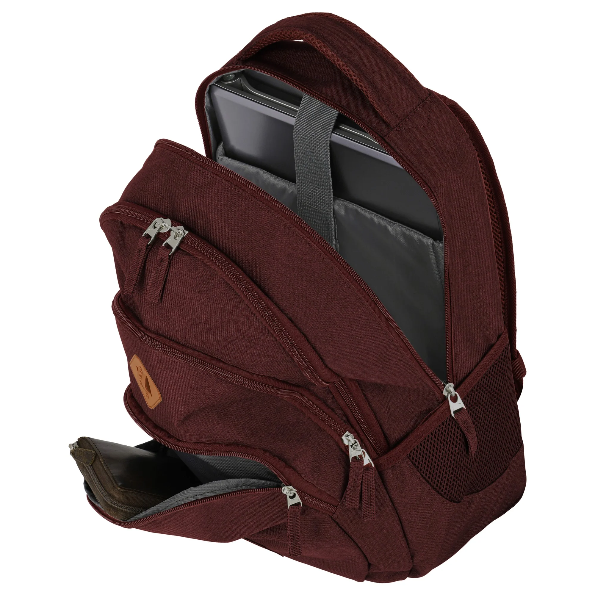 Travelite Basics Melange - Rucksack 45 cm (bordeaux) - Image 4