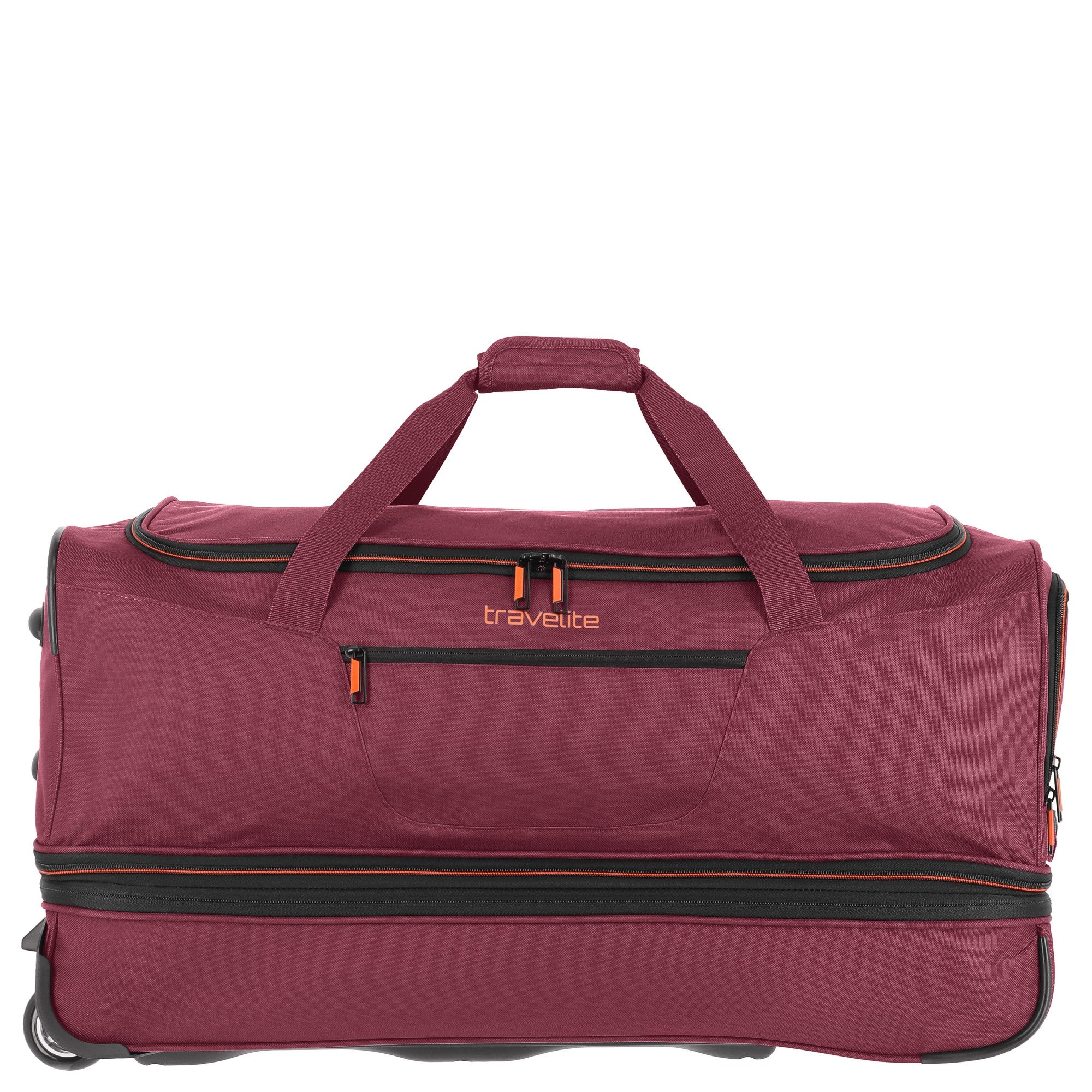 Travelite Basics - Rollenreisetasche 98/119L 70 cm erw. (bordeaux) - Image 2