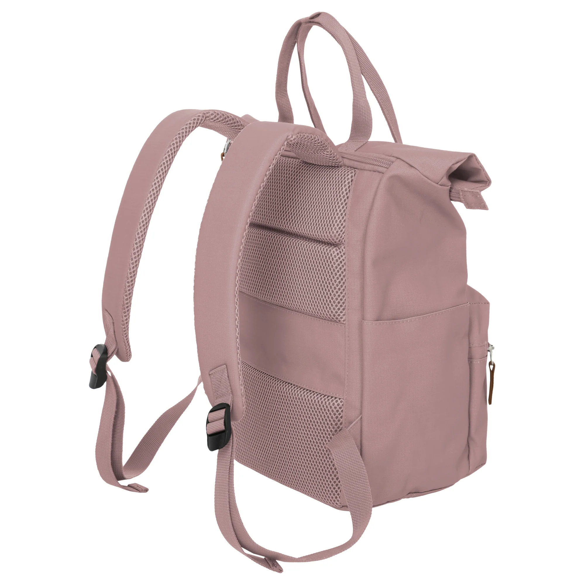 Travelite Basics Short Handle - Rolltop Rucksack 46 cm (smokey rose) - Image 4