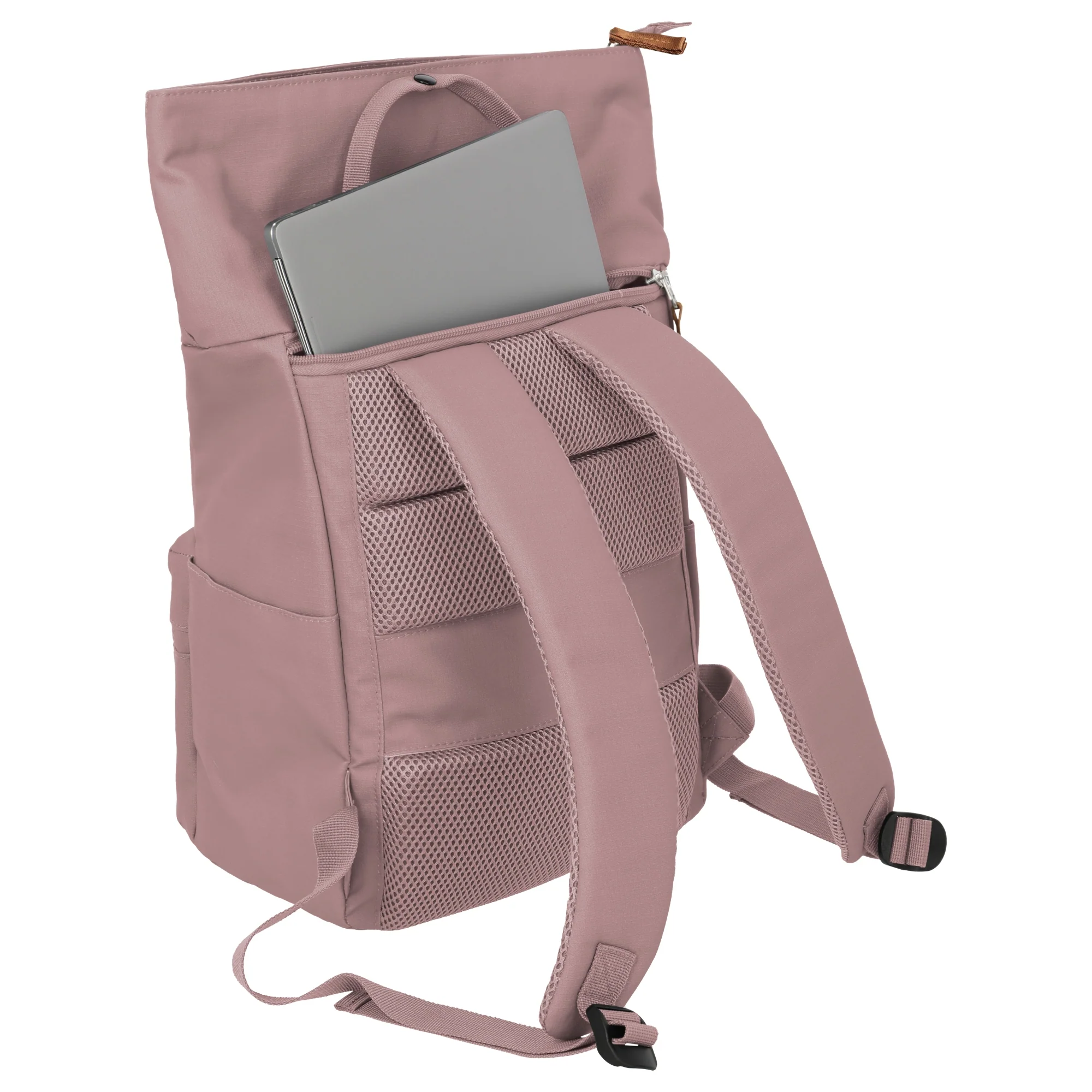 Travelite Basics Short Handle - Rolltop Rucksack 46 cm (smokey rose) - Image 8