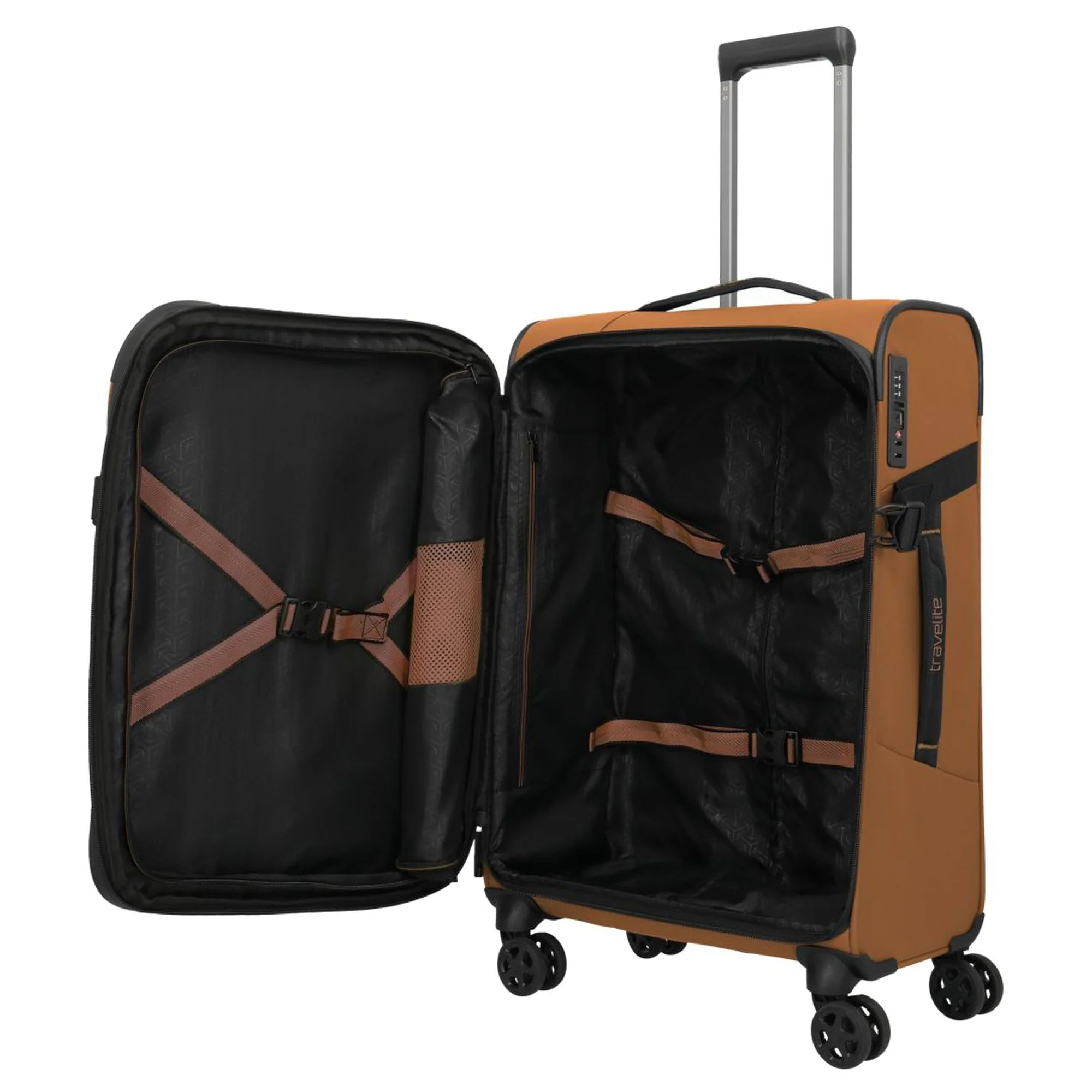 Travelite Briize - 4-Rollen-Trolley M 67 cm erw. (curry) - Image 5